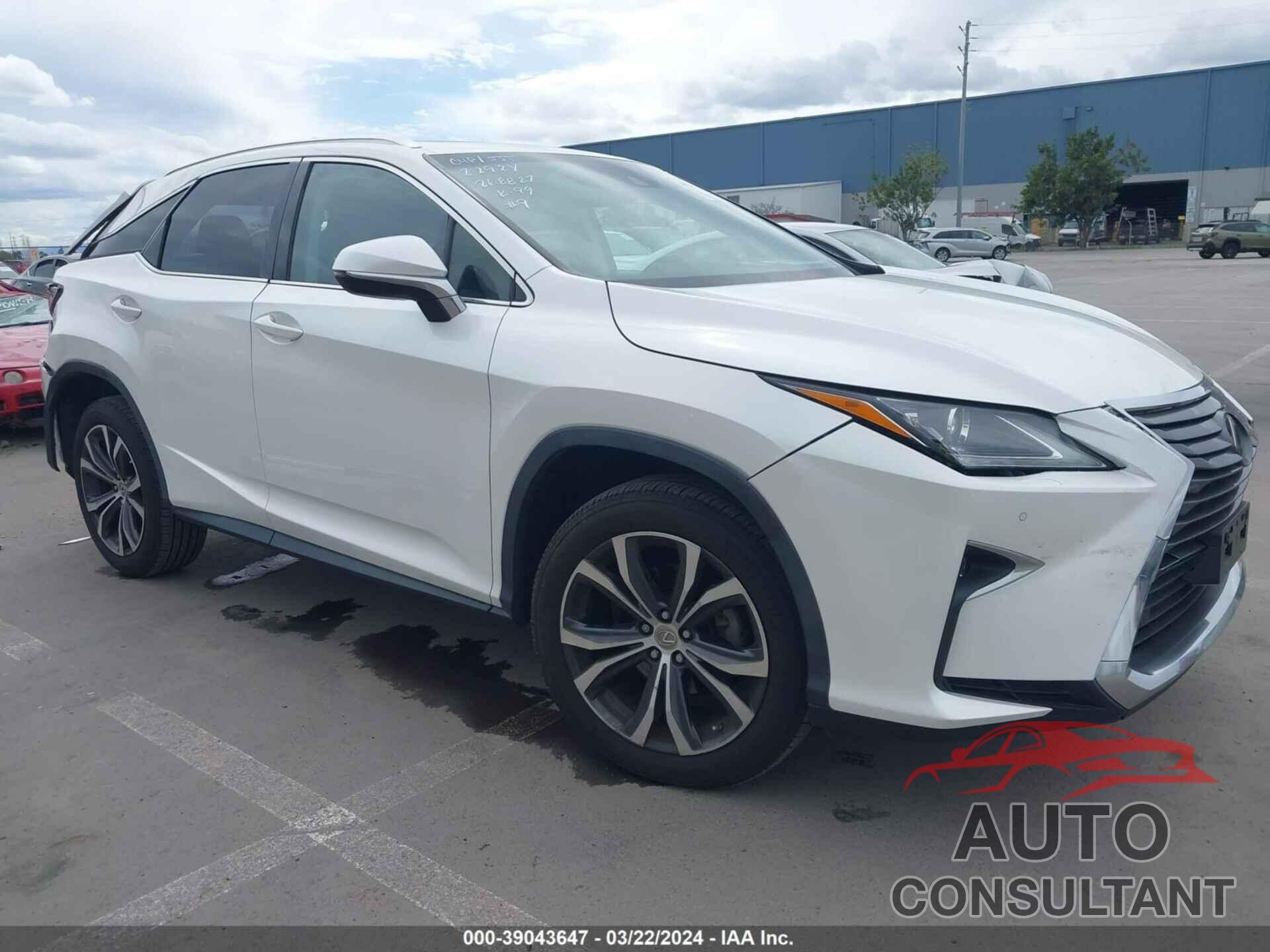 LEXUS RX 350 2017 - JTJBZMCA0H2028856