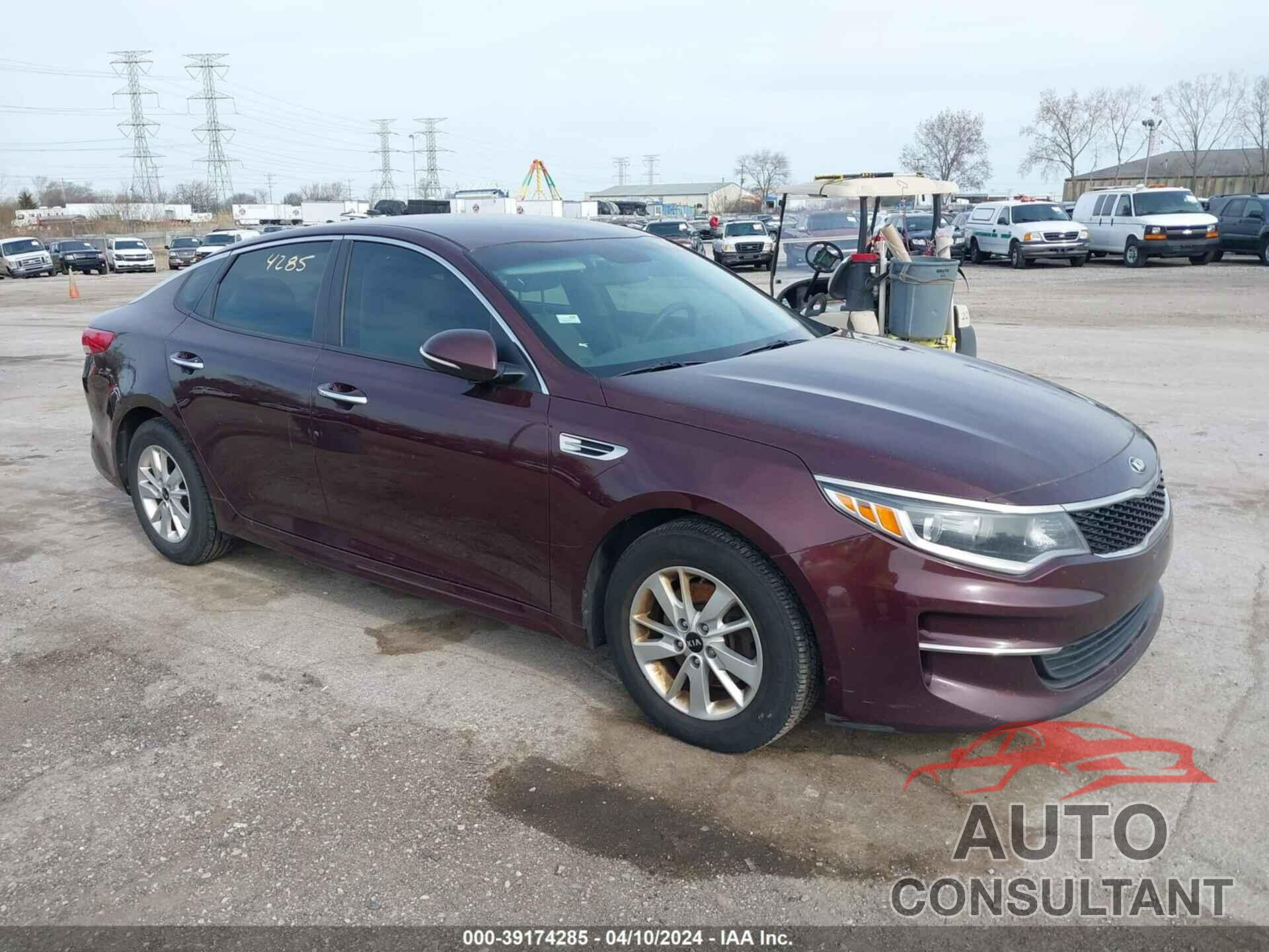 KIA OPTIMA 2016 - 5XXGT4L39GG024910