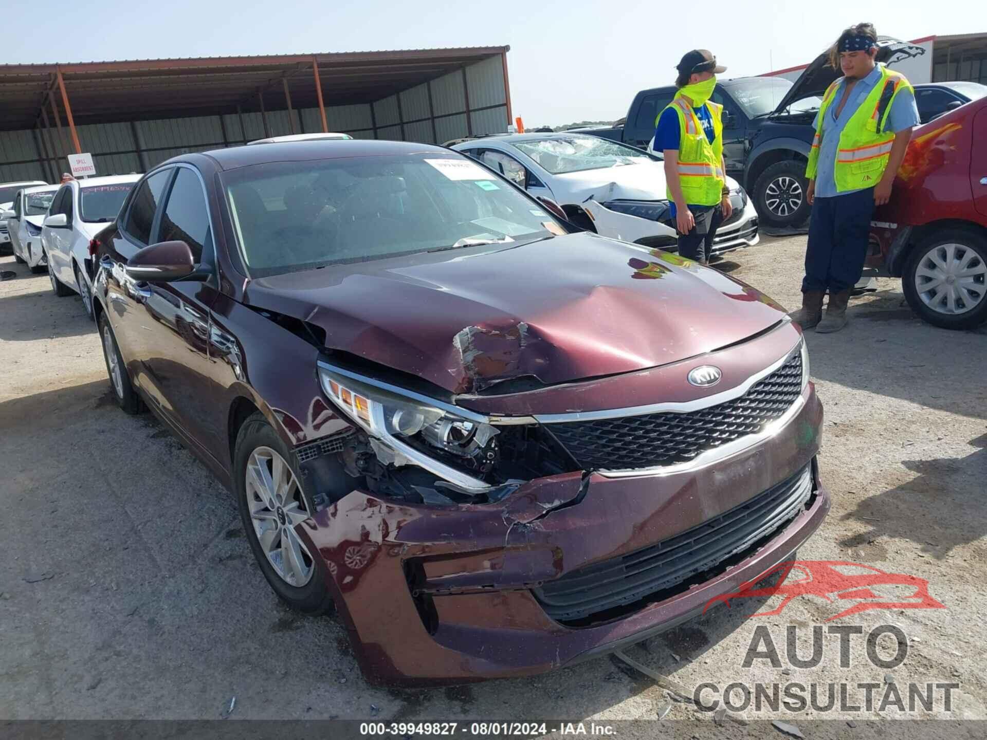 KIA OPTIMA 2018 - 5XXGT4L39JG206498