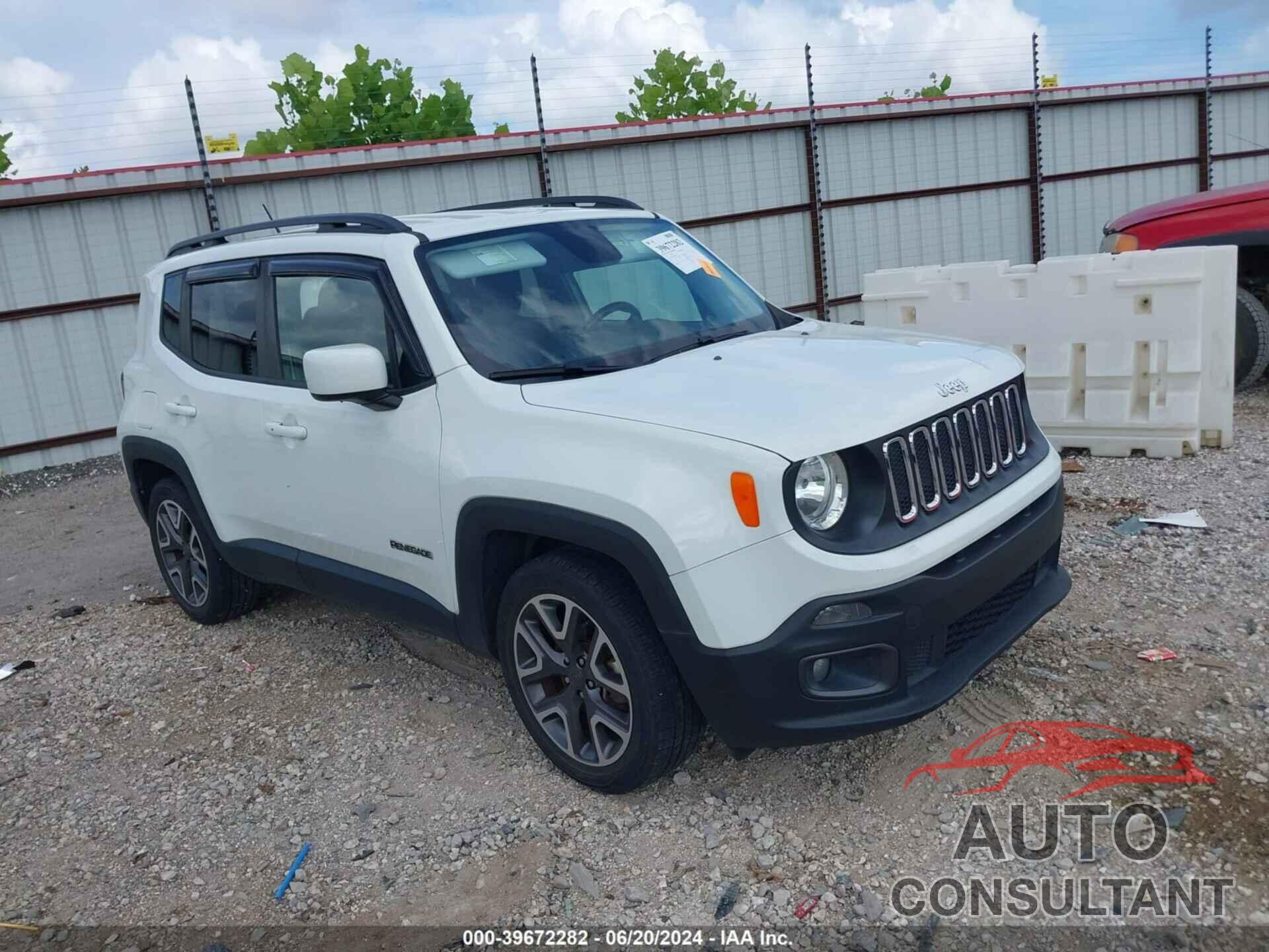 JEEP RENEGADE 2017 - ZACCJABB2HPG23799