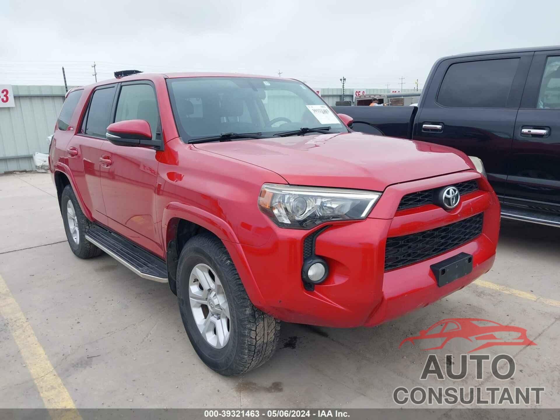 TOYOTA 4RUNNER 2016 - JTEZU5JR7G5129805