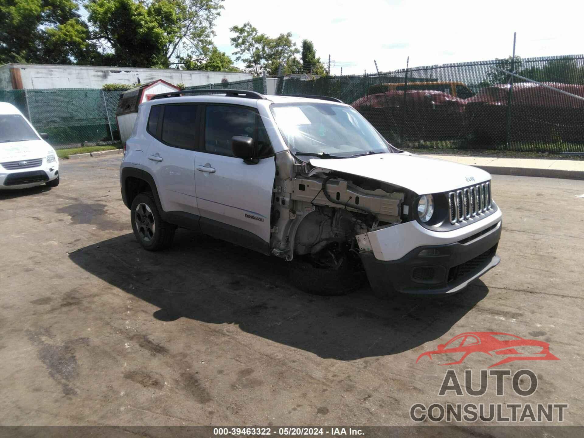 JEEP RENEGADE 2016 - ZACCJBAT4GPE34960