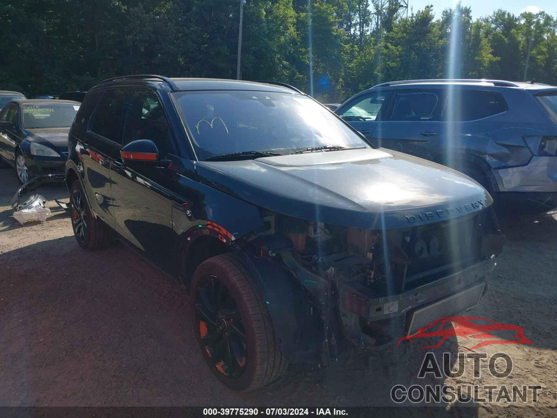 LAND ROVER DISCOVERY SPORT 2017 - SALCT2BGXHH674852