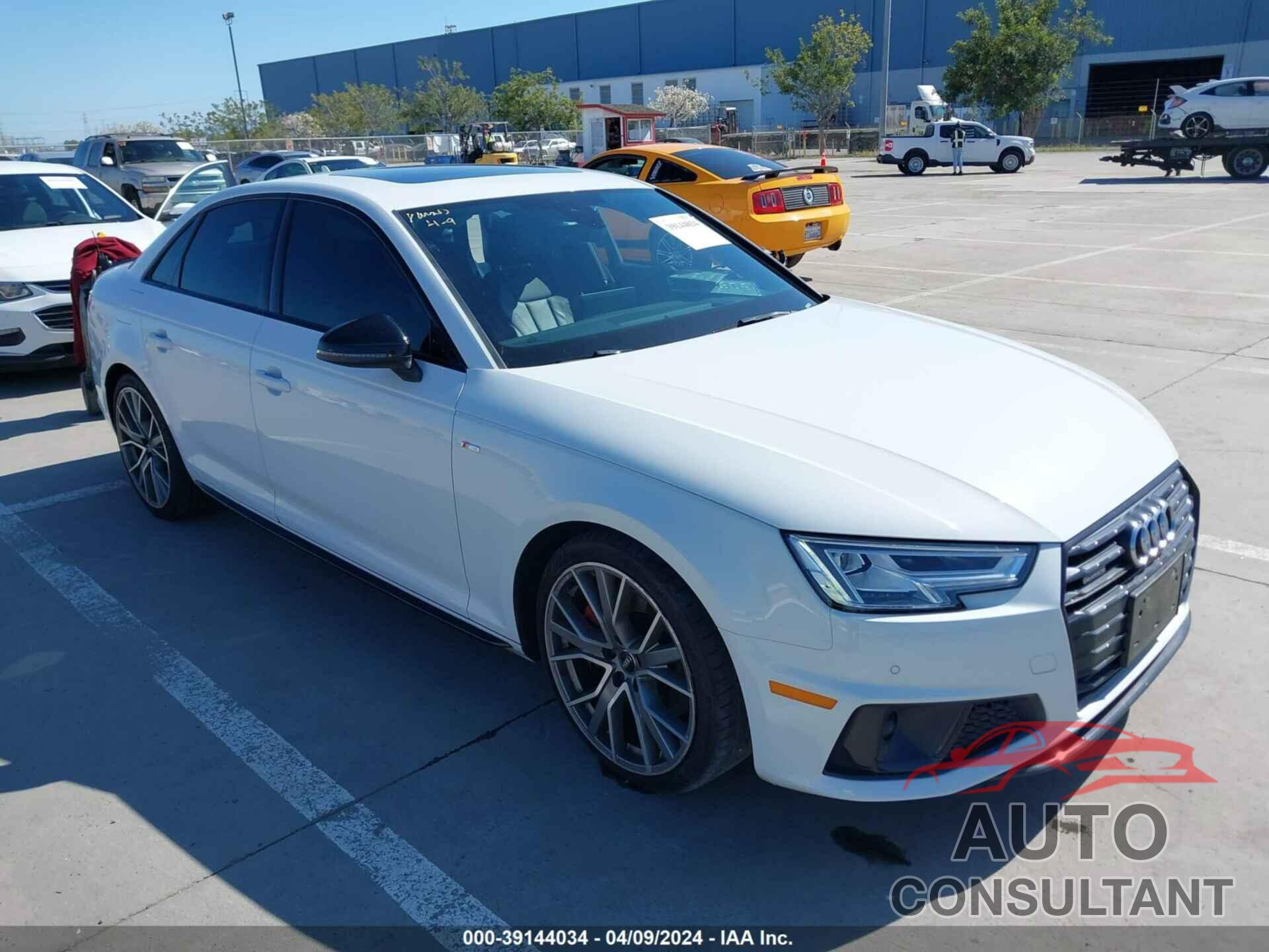 AUDI A4 2019 - WAUENAF49KA038196