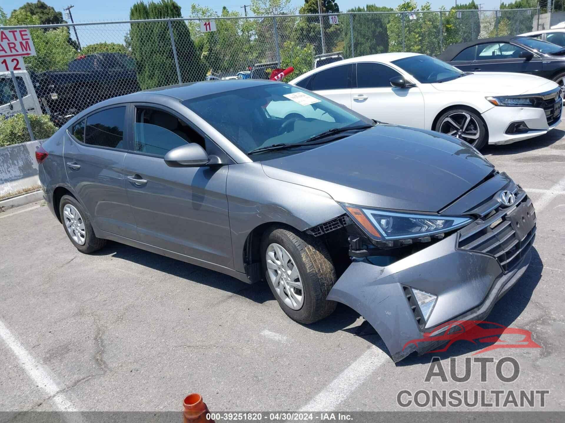HYUNDAI ELANTRA 2019 - 5NPD74LF6KH491880