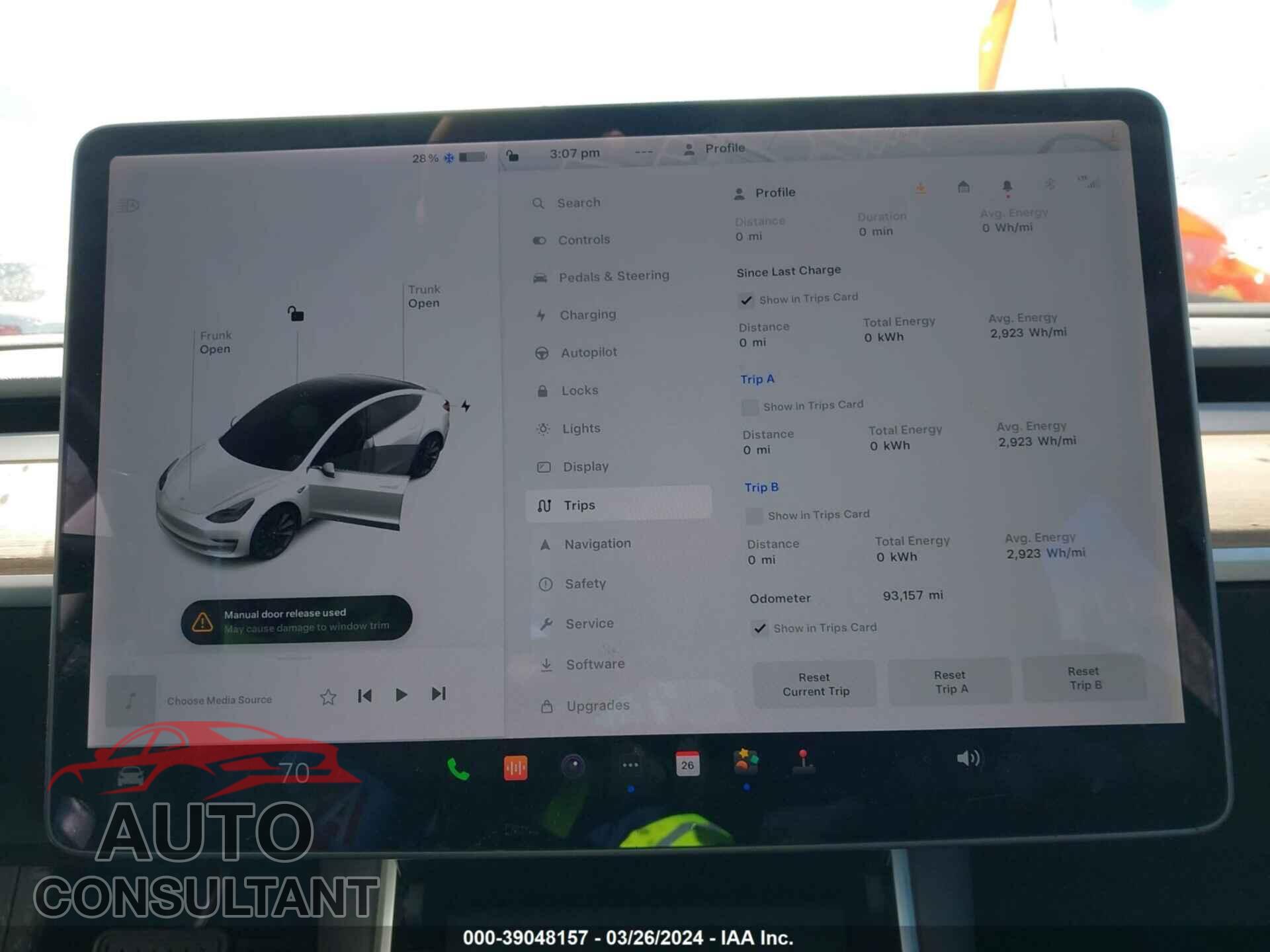 TESLA MODEL 3 2017 - 5YJ3E1EA7HF002136