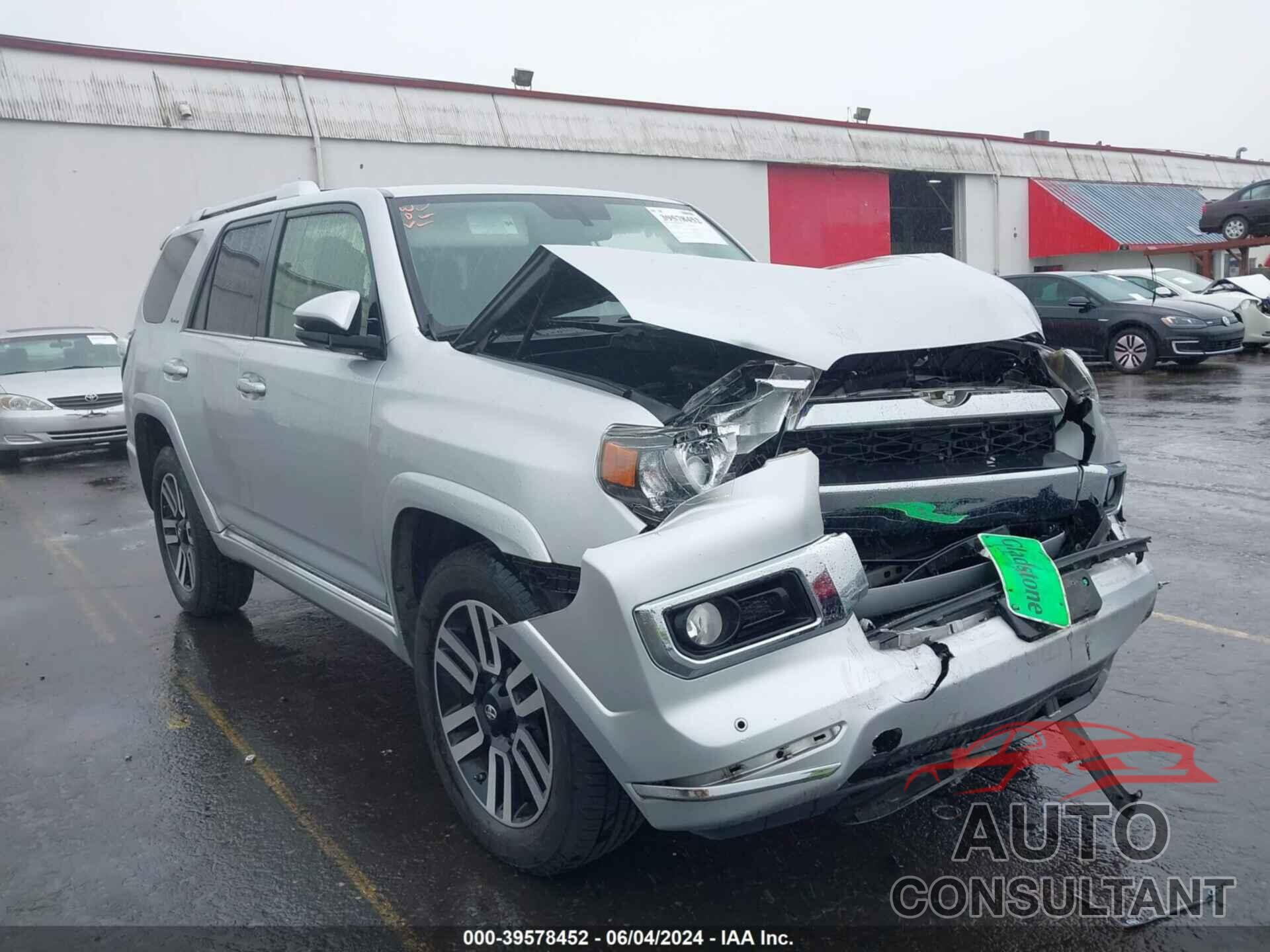 TOYOTA 4RUNNER 2016 - JTEBU5JR4G5319272