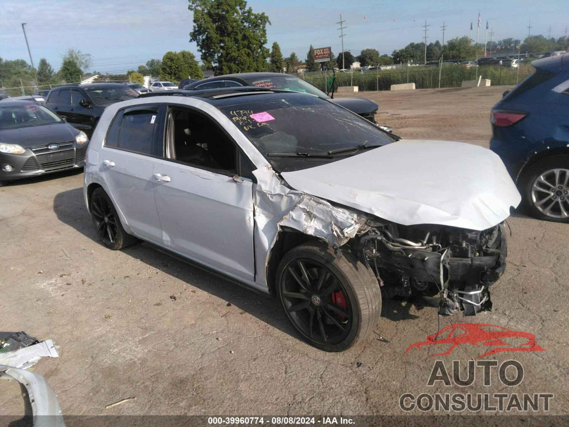 VOLKSWAGEN GOLF GTI 2021 - 3VW5T7AU6MM005498