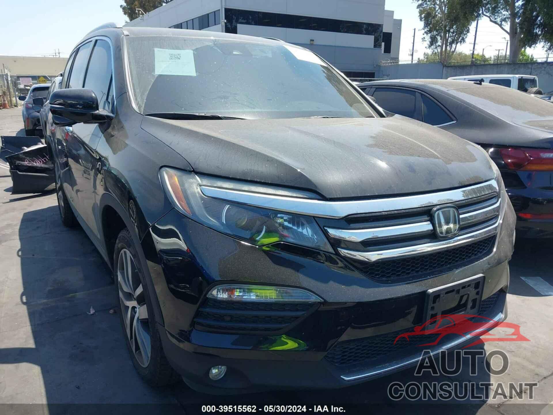 HONDA PILOT 2017 - 5FNYF5H91HB031577