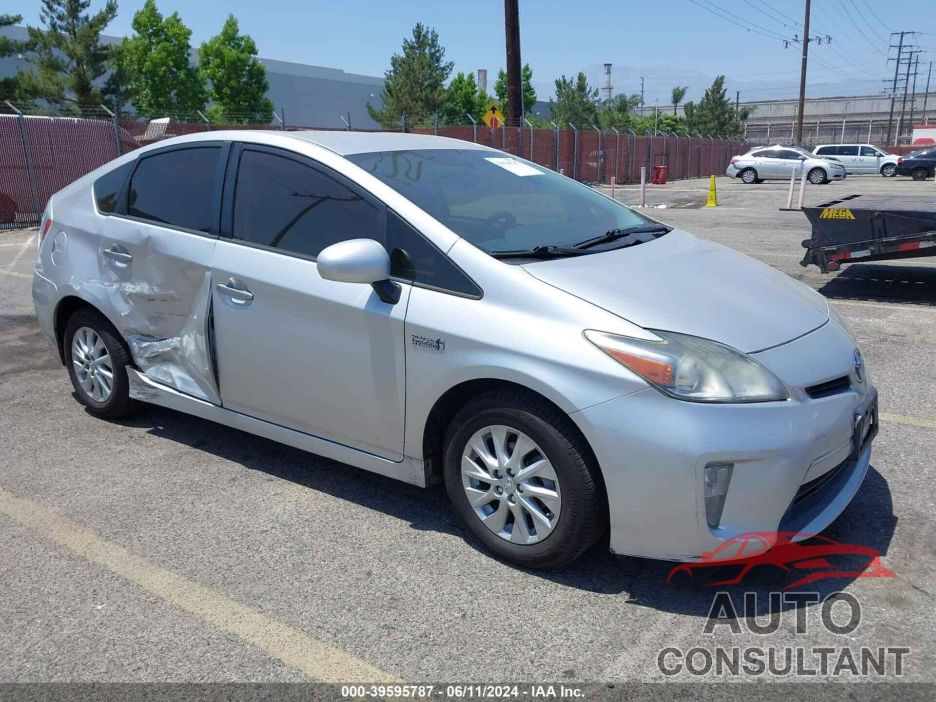 TOYOTA PRIUS PLUG-IN 2012 - JTDKN3DP9C3019412