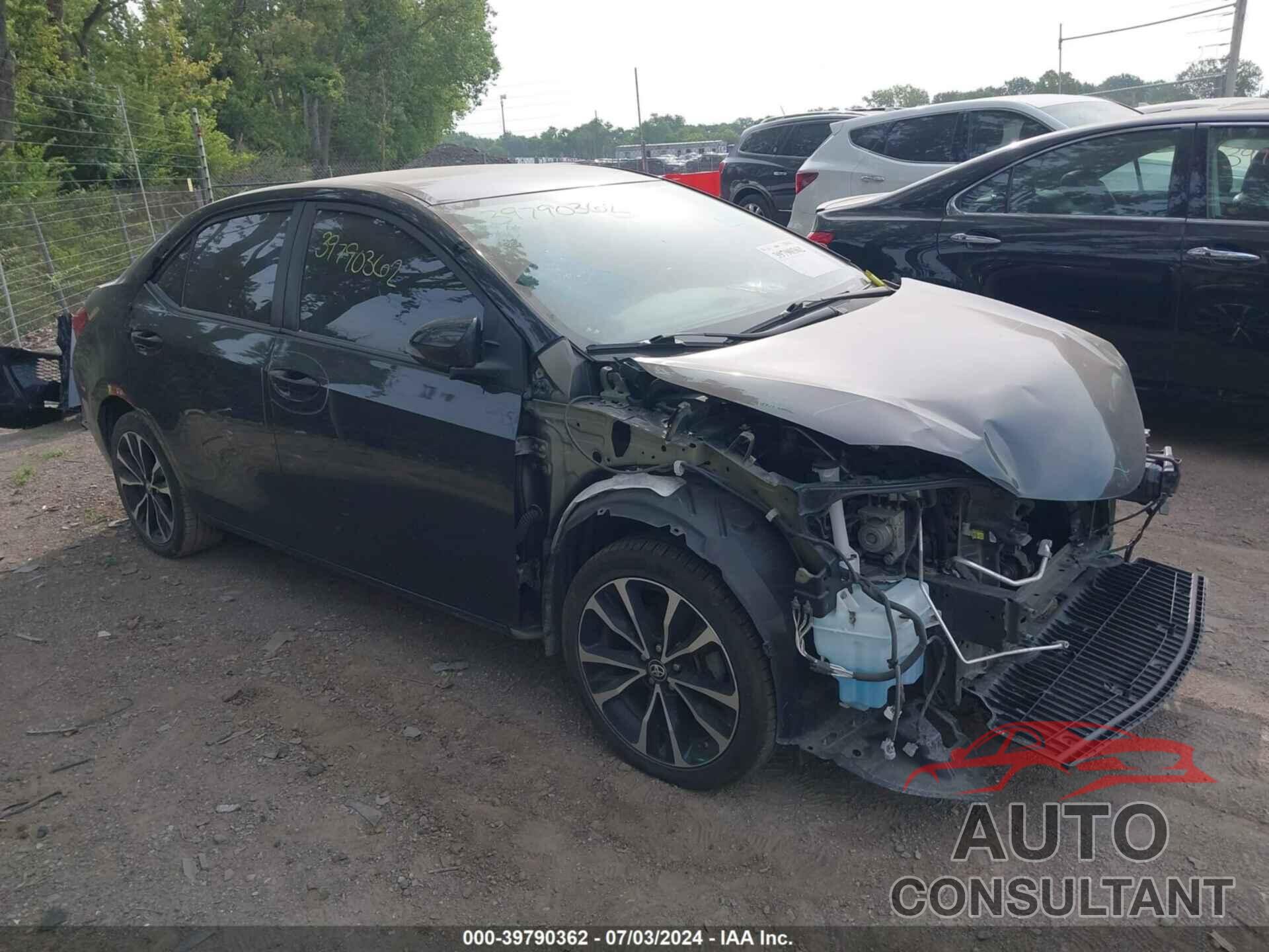 TOYOTA COROLLA 2019 - 2T1BURHE0KC226551