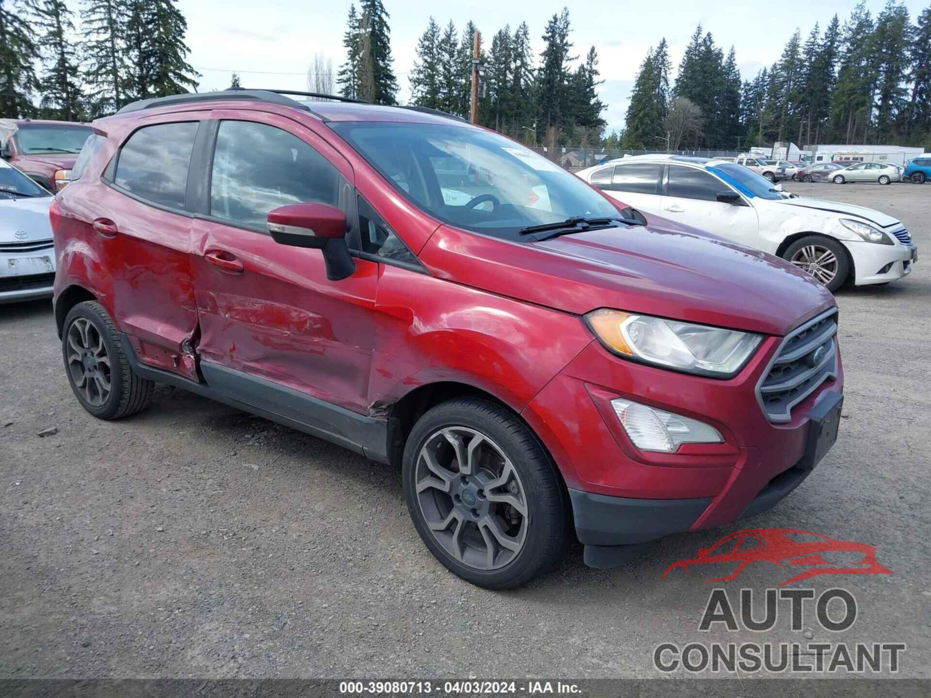 FORD ECOSPORT 2018 - MAJ3P1TE1JC244736