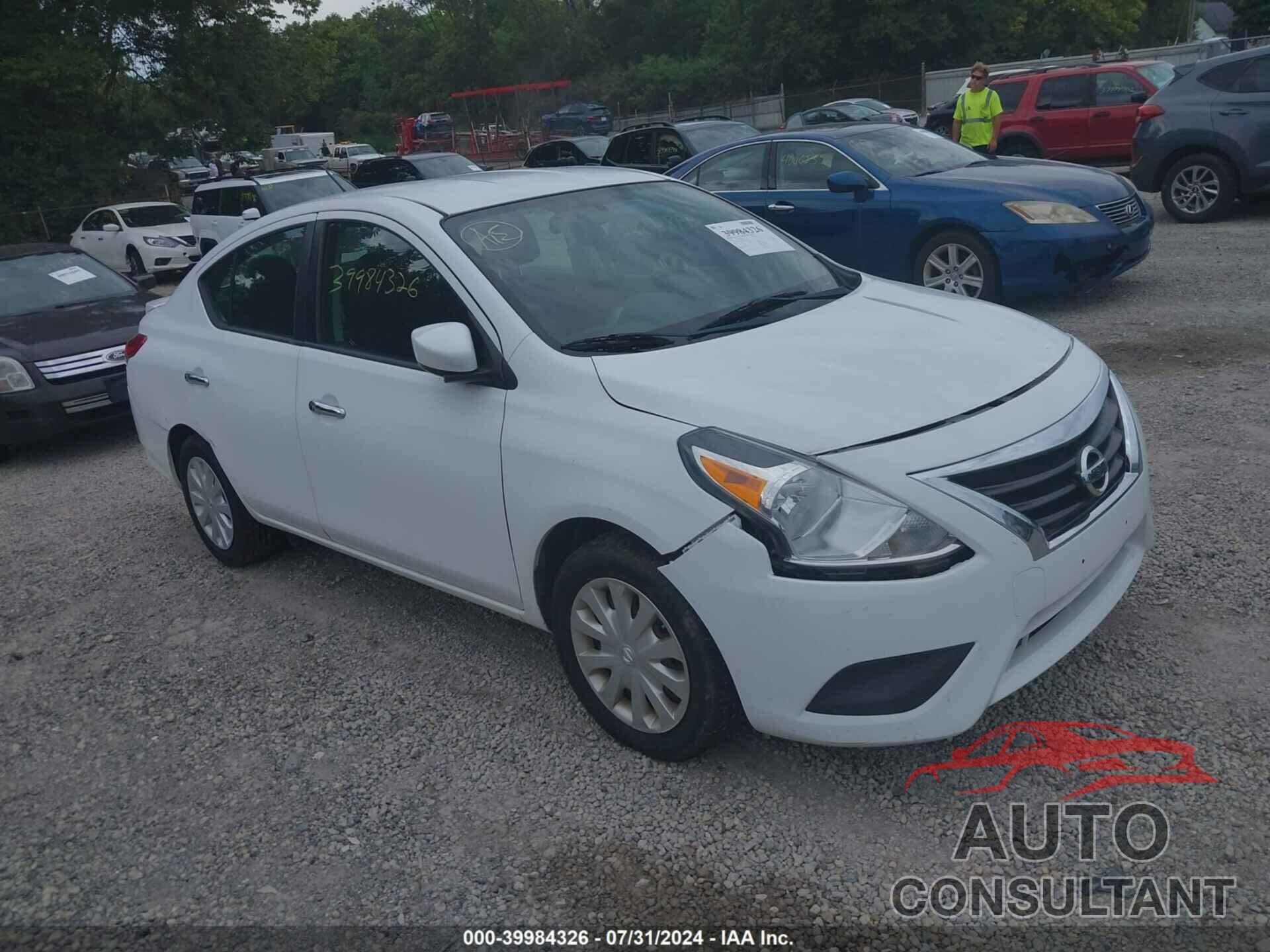 NISSAN VERSA 2016 - 3N1CN7AP9GL868940