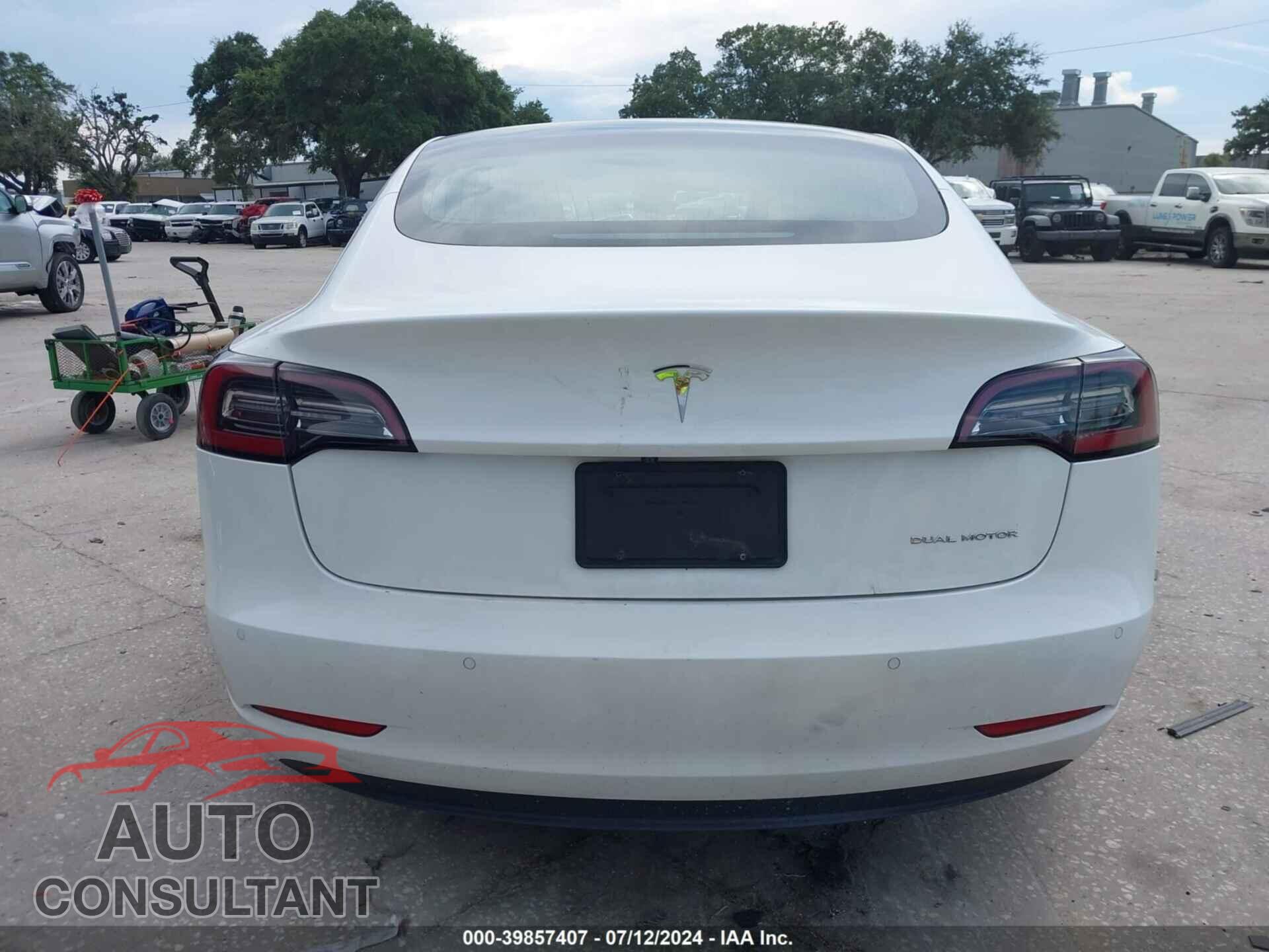 TESLA MODEL 3 2019 - 5YJ3E1EB6KF359548