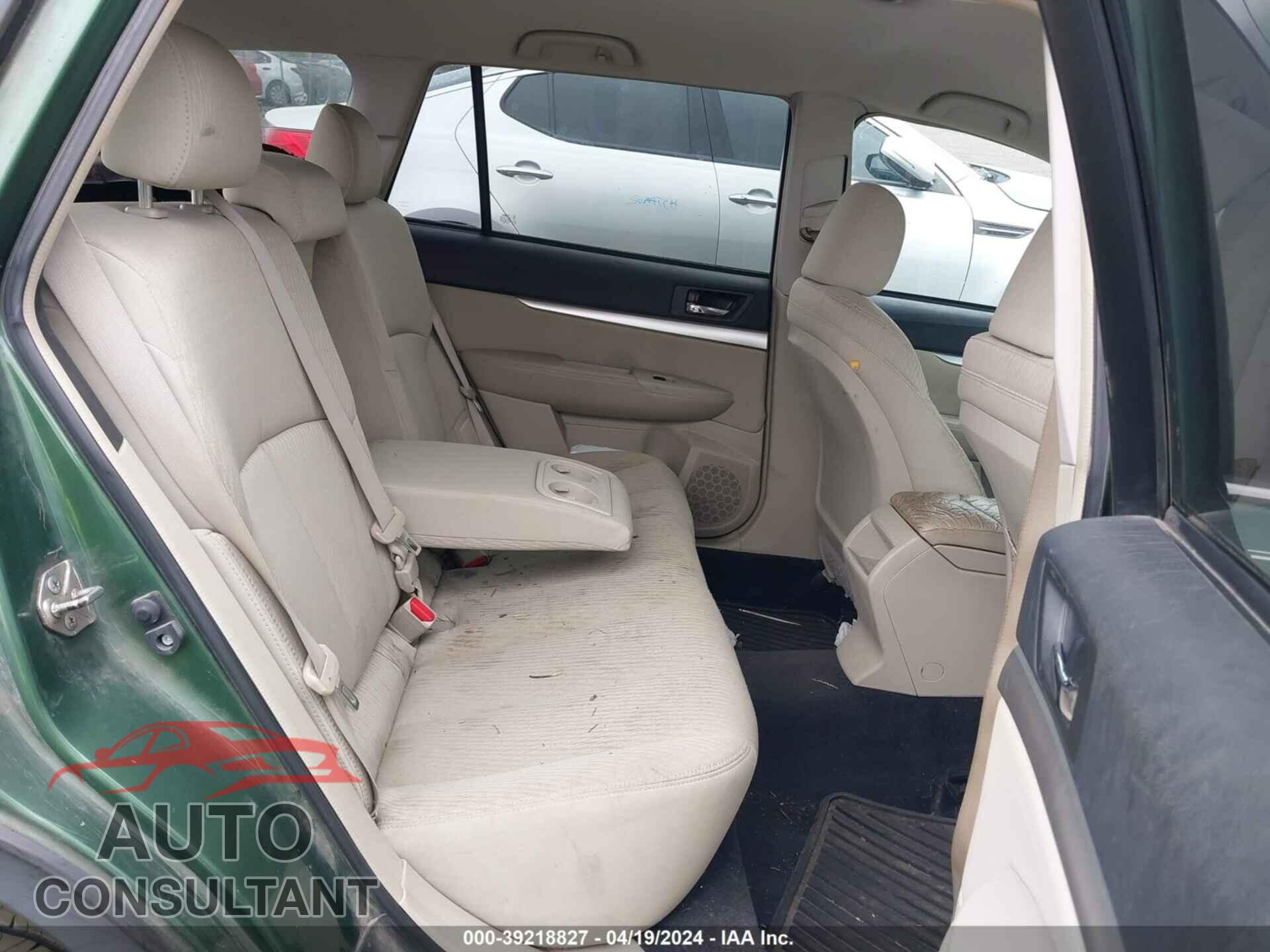 SUBARU OUTBACK 2010 - 4S4BRBCC4A3343633
