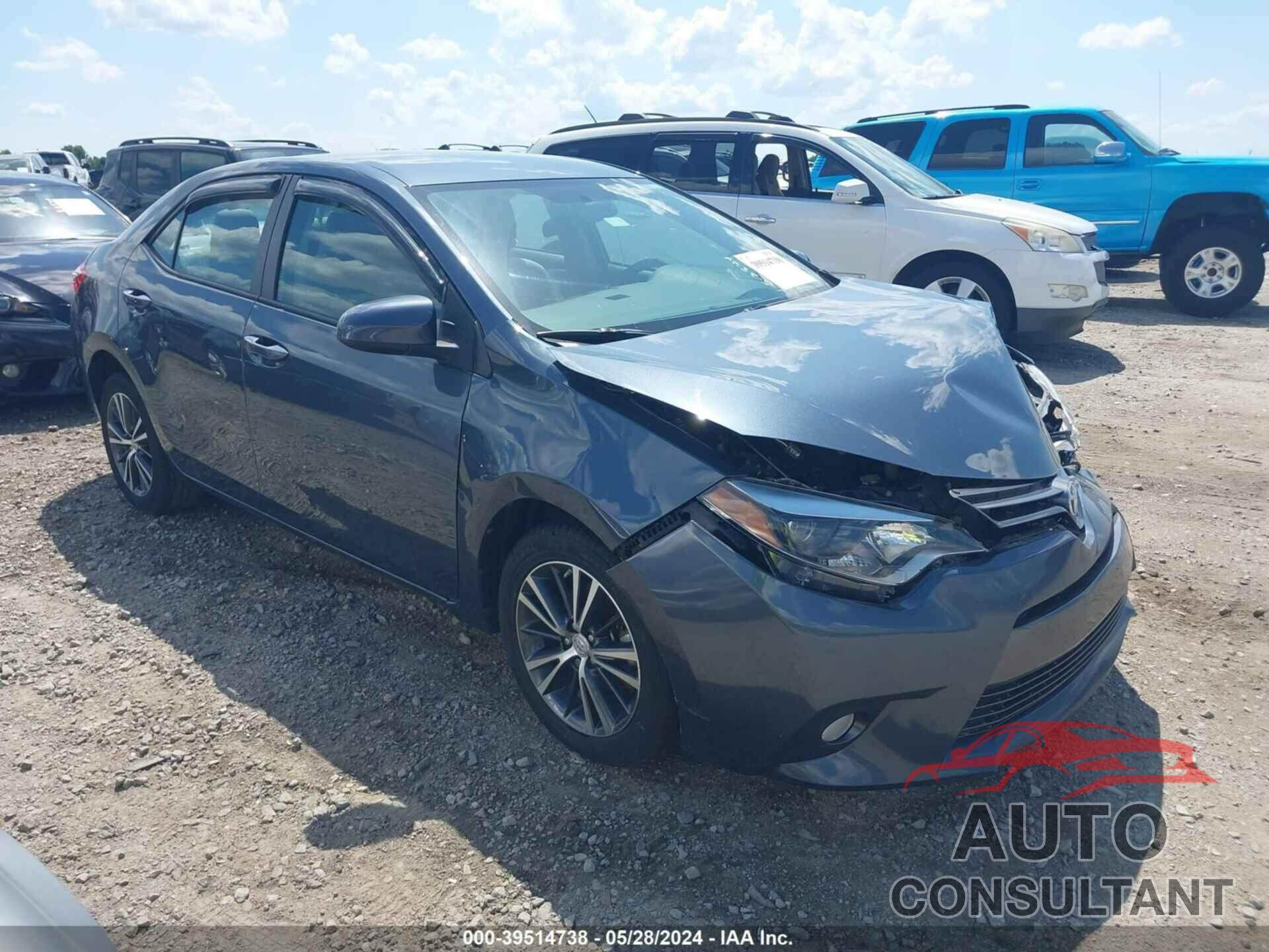 TOYOTA COROLLA 2016 - 2T1BURHE1GC620566