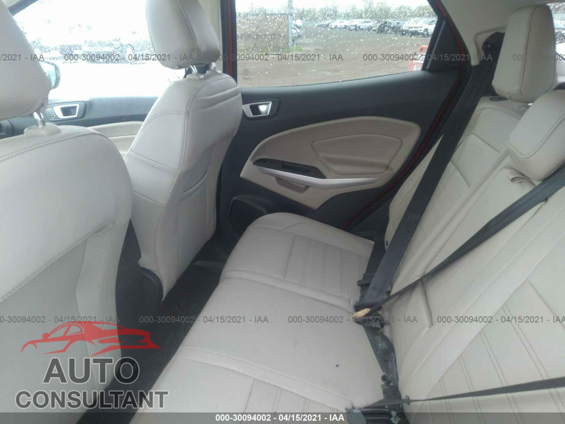FORD ECOSPORT 2020 - MAJ6S3KL3LC361695