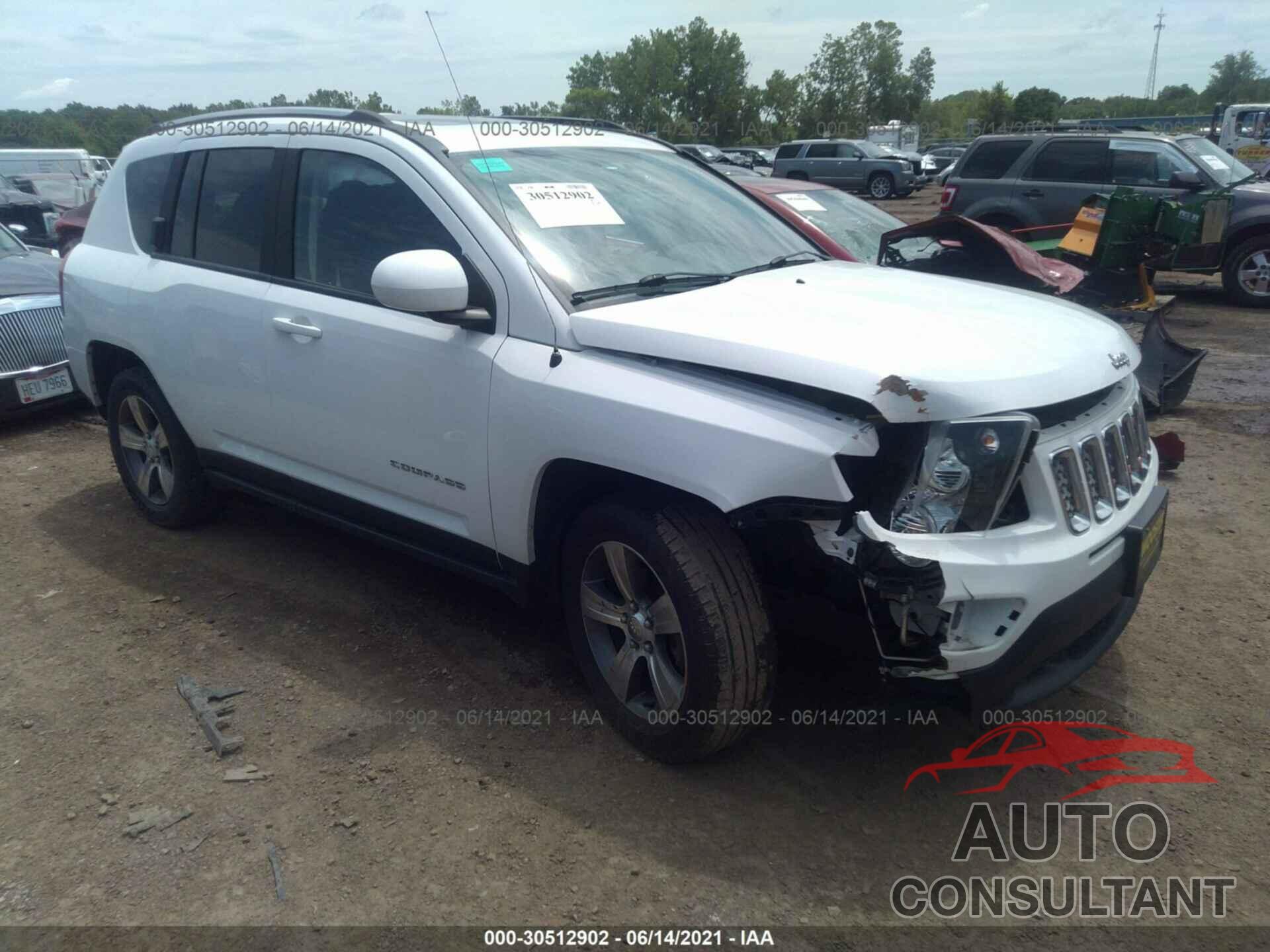 JEEP COMPASS 2017 - 1C4NJDEBXHD109834