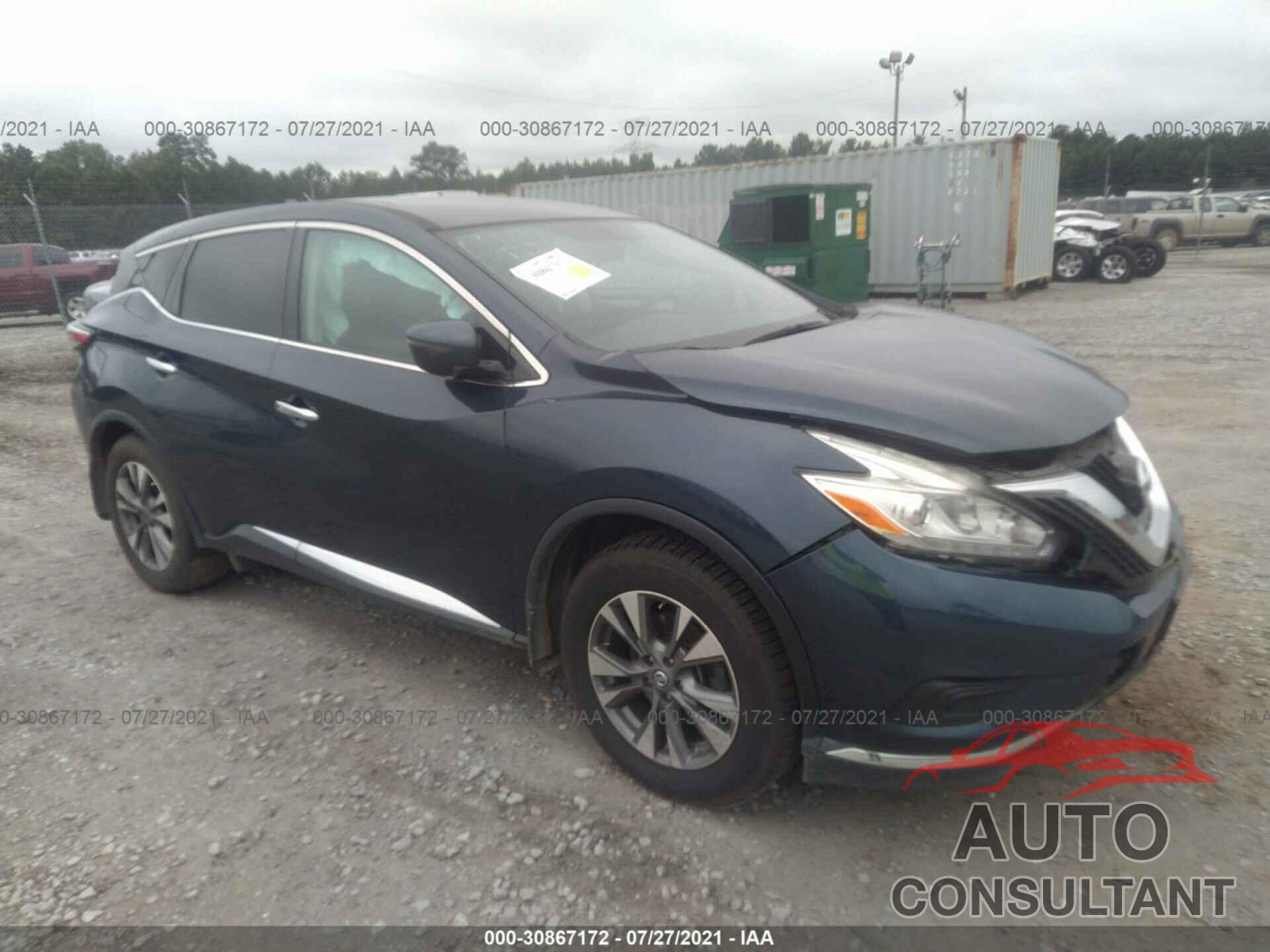 NISSAN MURANO 2016 - 5N1AZ2MHXGN147103