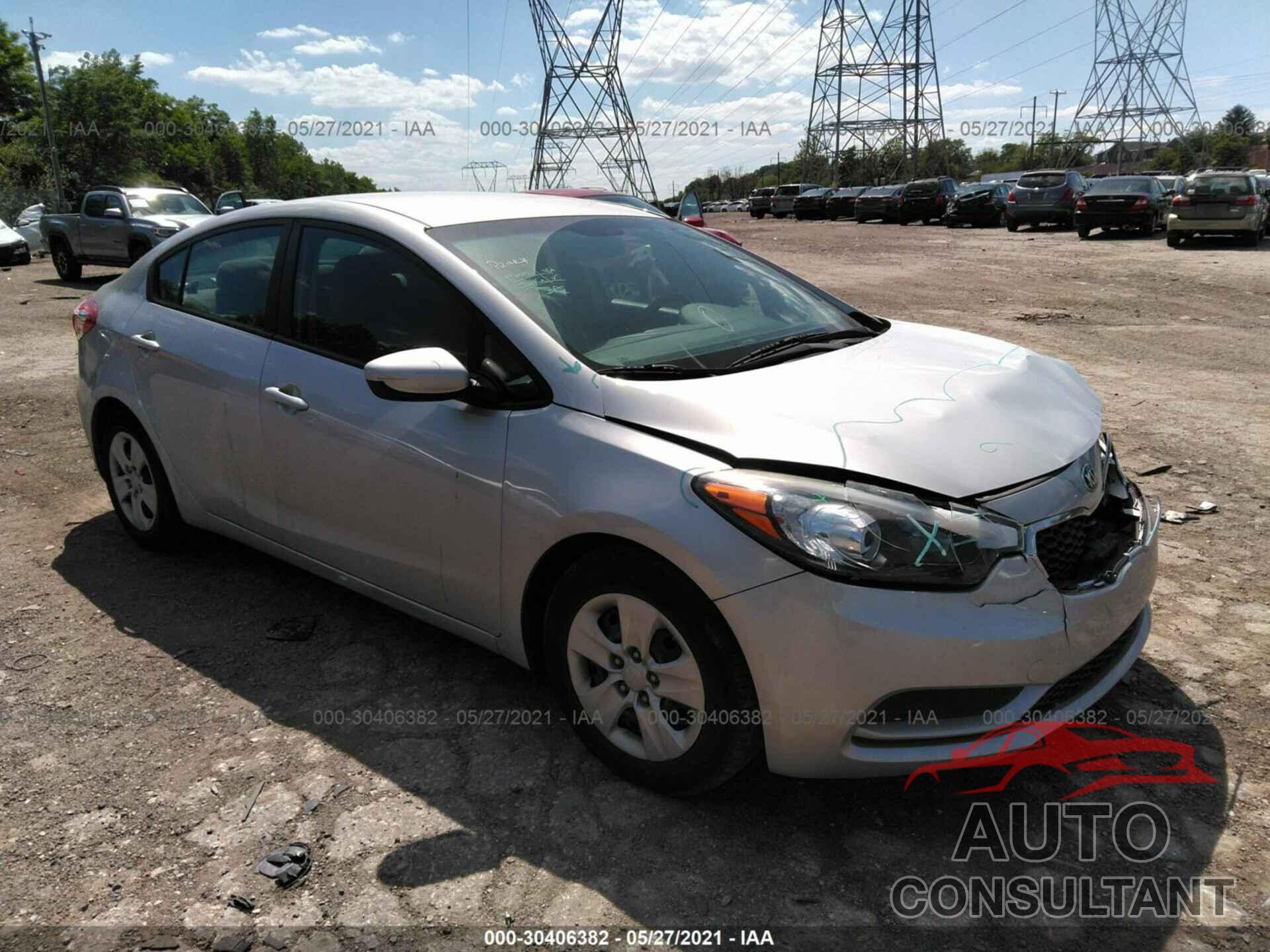 KIA FORTE 2016 - KNAFK4A68G5529737