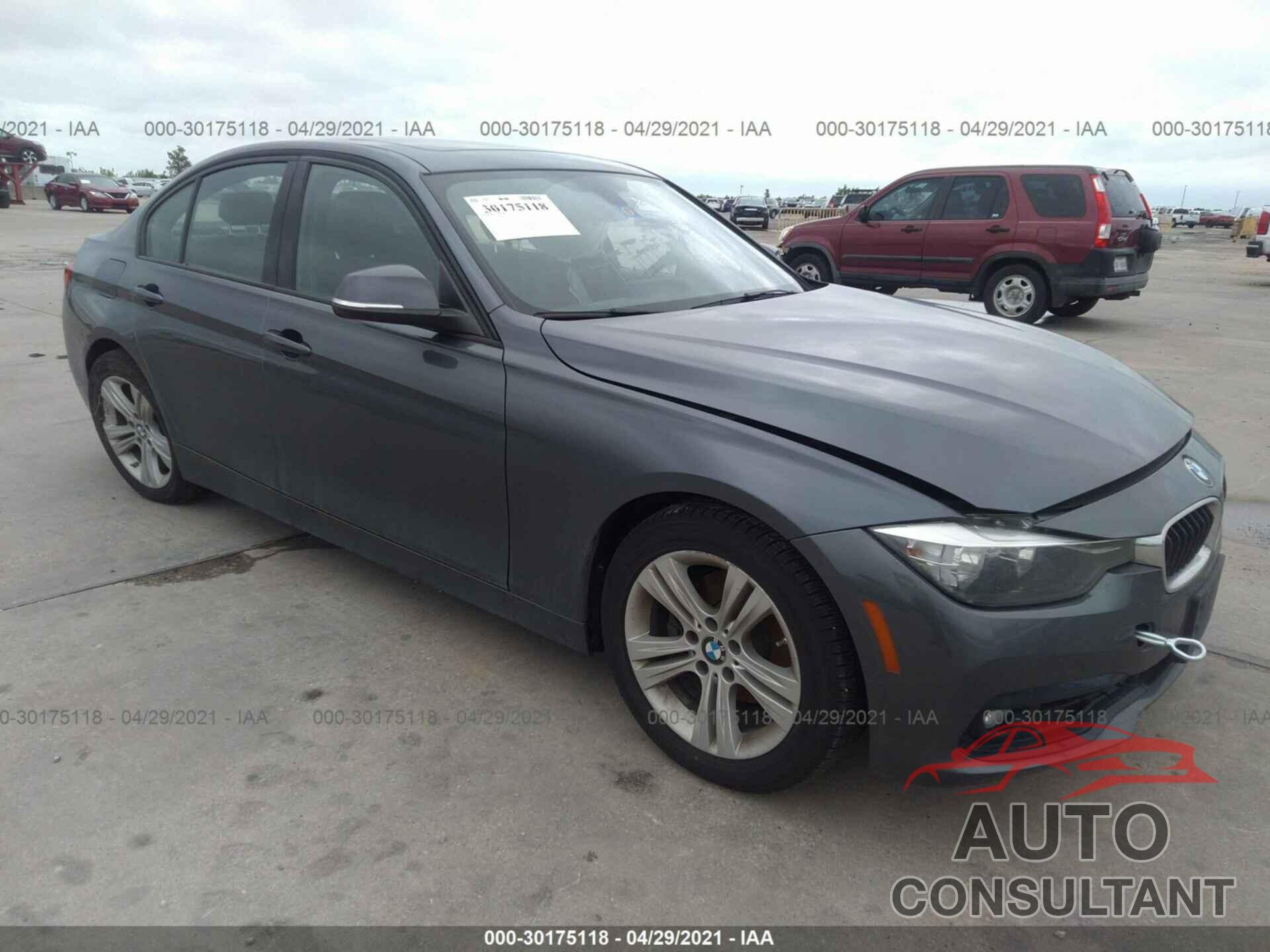 BMW 3 SERIES 2016 - WBA8E9G52GNT44675
