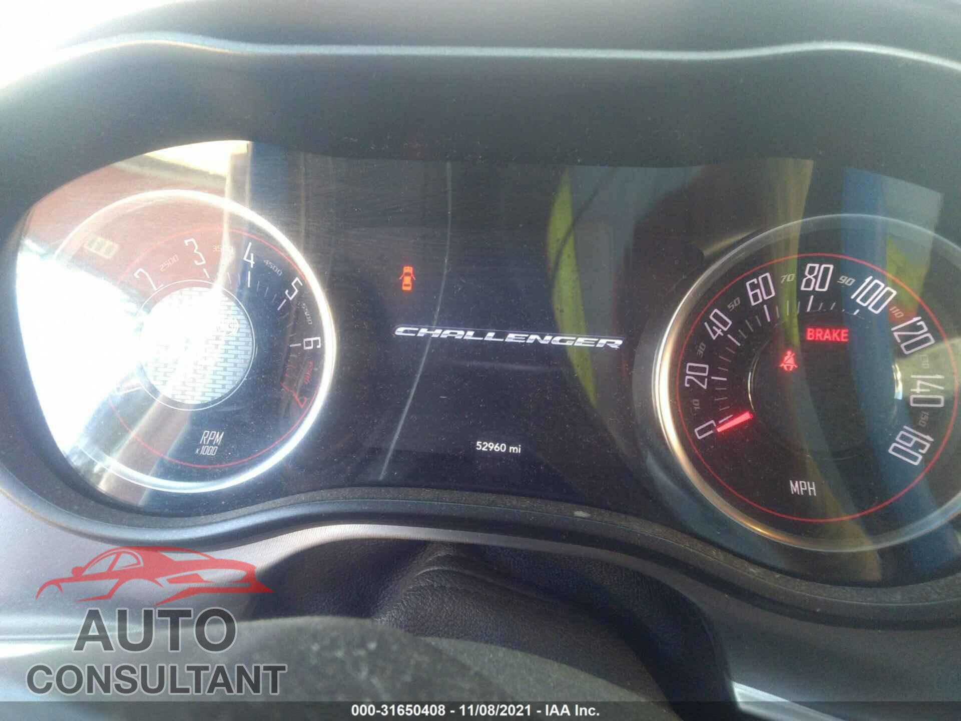DODGE CHALLENGER 2019 - 2C3CDZAG5KH525446