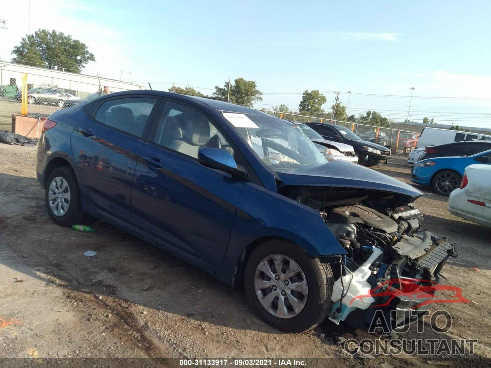 HYUNDAI ACCENT 2016 - KMHCT4AE8GU106488