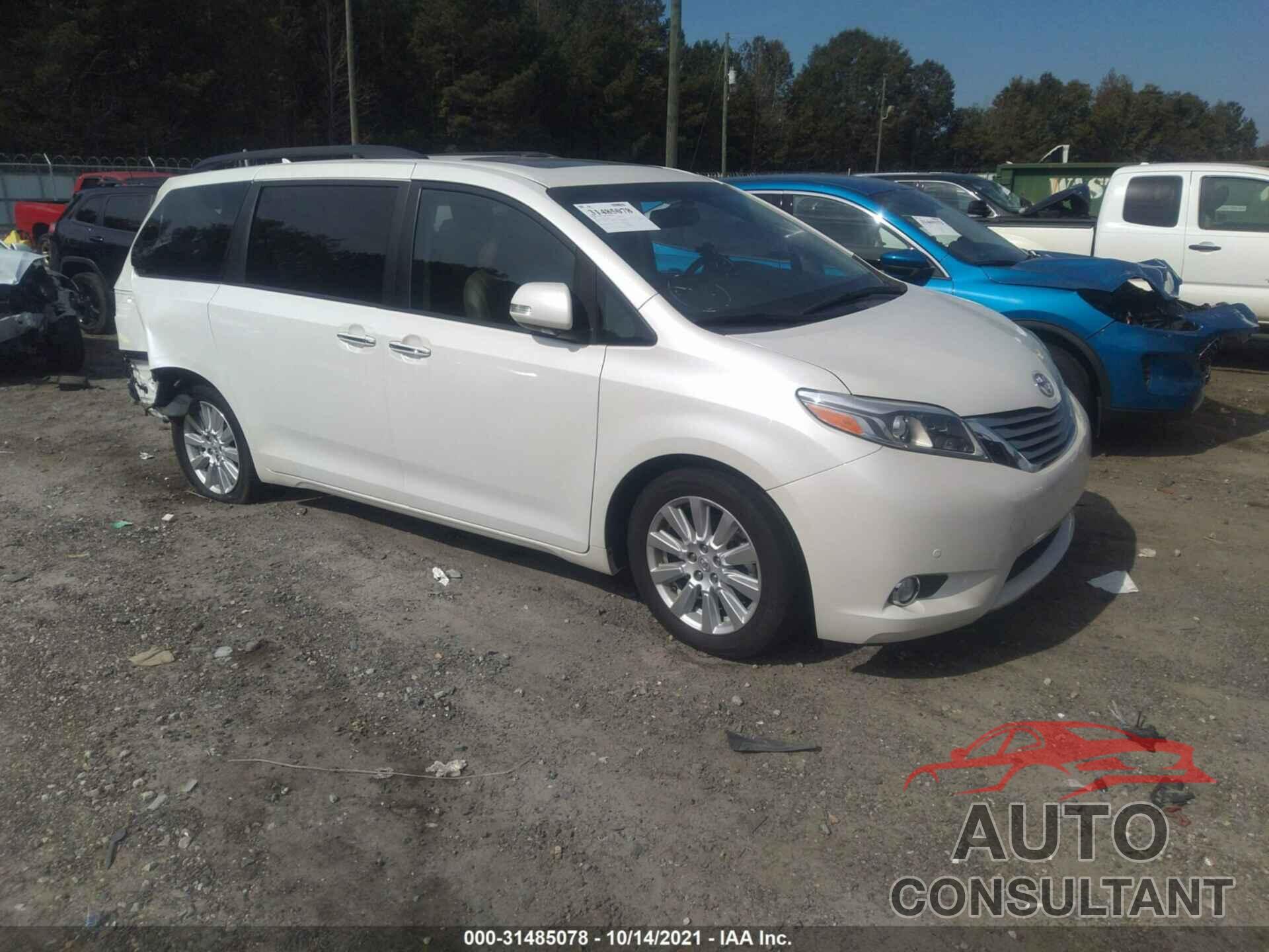 TOYOTA SIENNA 2017 - 5TDYZ3DC3HS788263