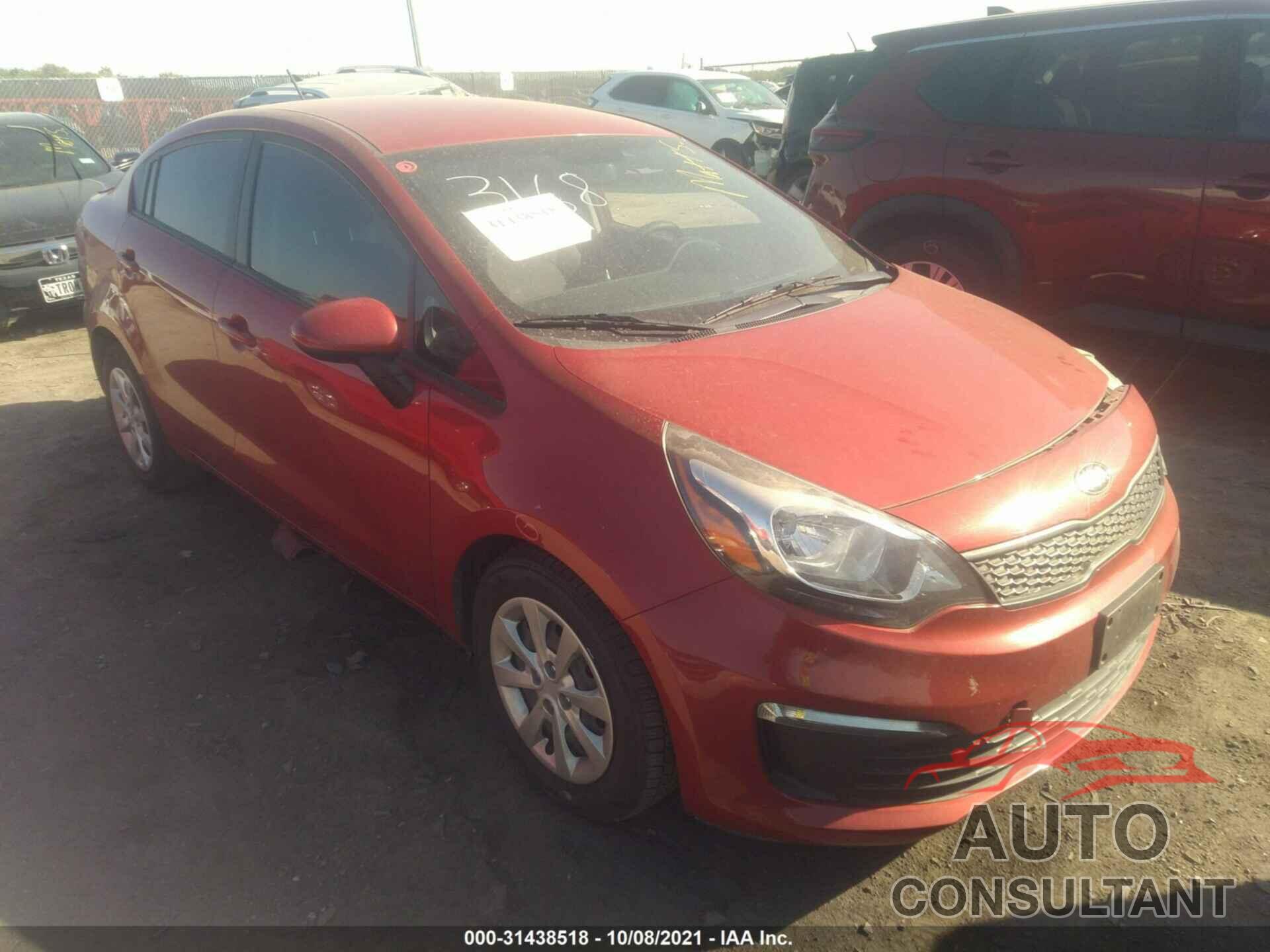 KIA RIO 2017 - KNADM4A32H6034548