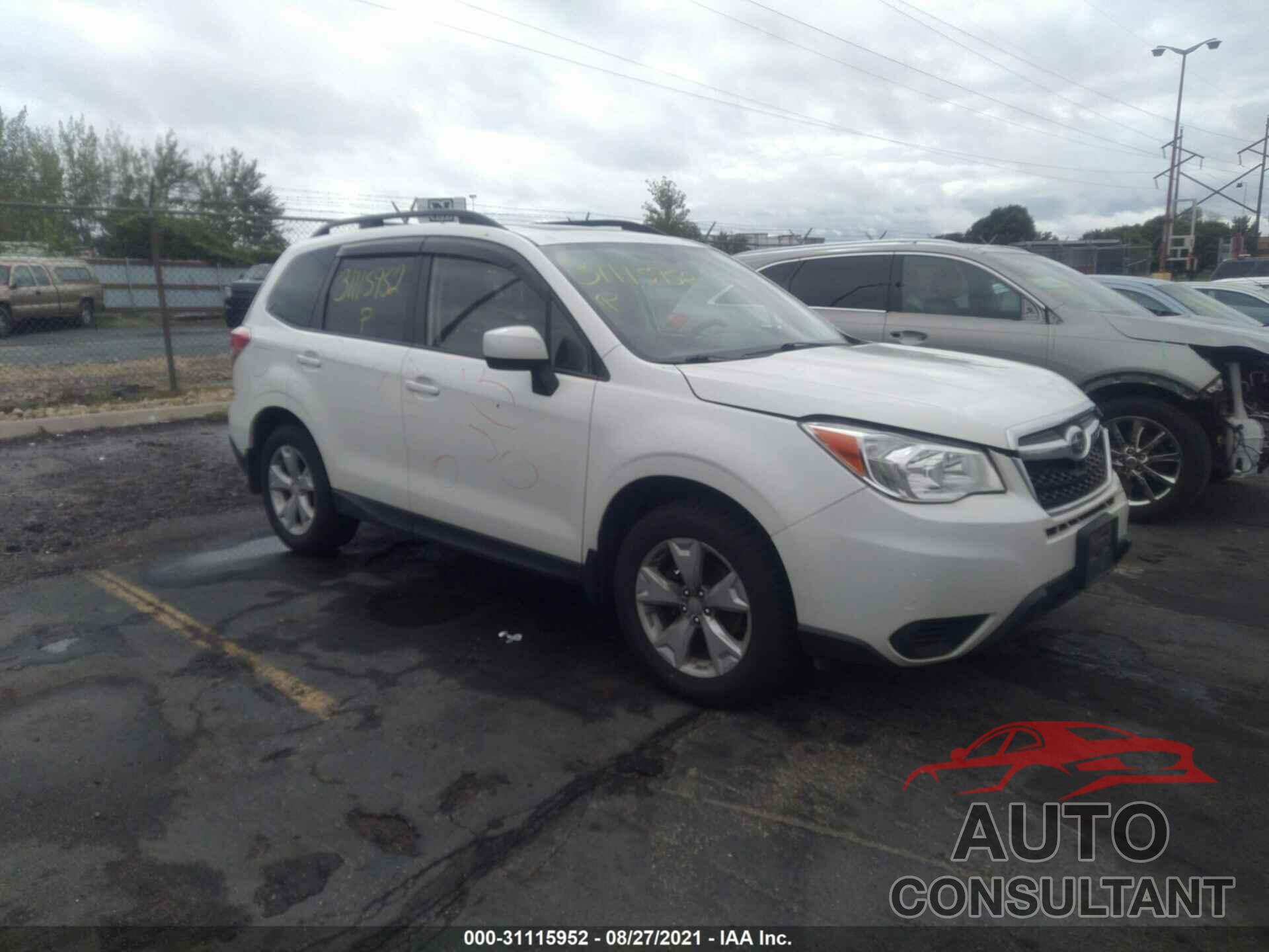 SUBARU FORESTER 2016 - JF2SJADC3GH451629