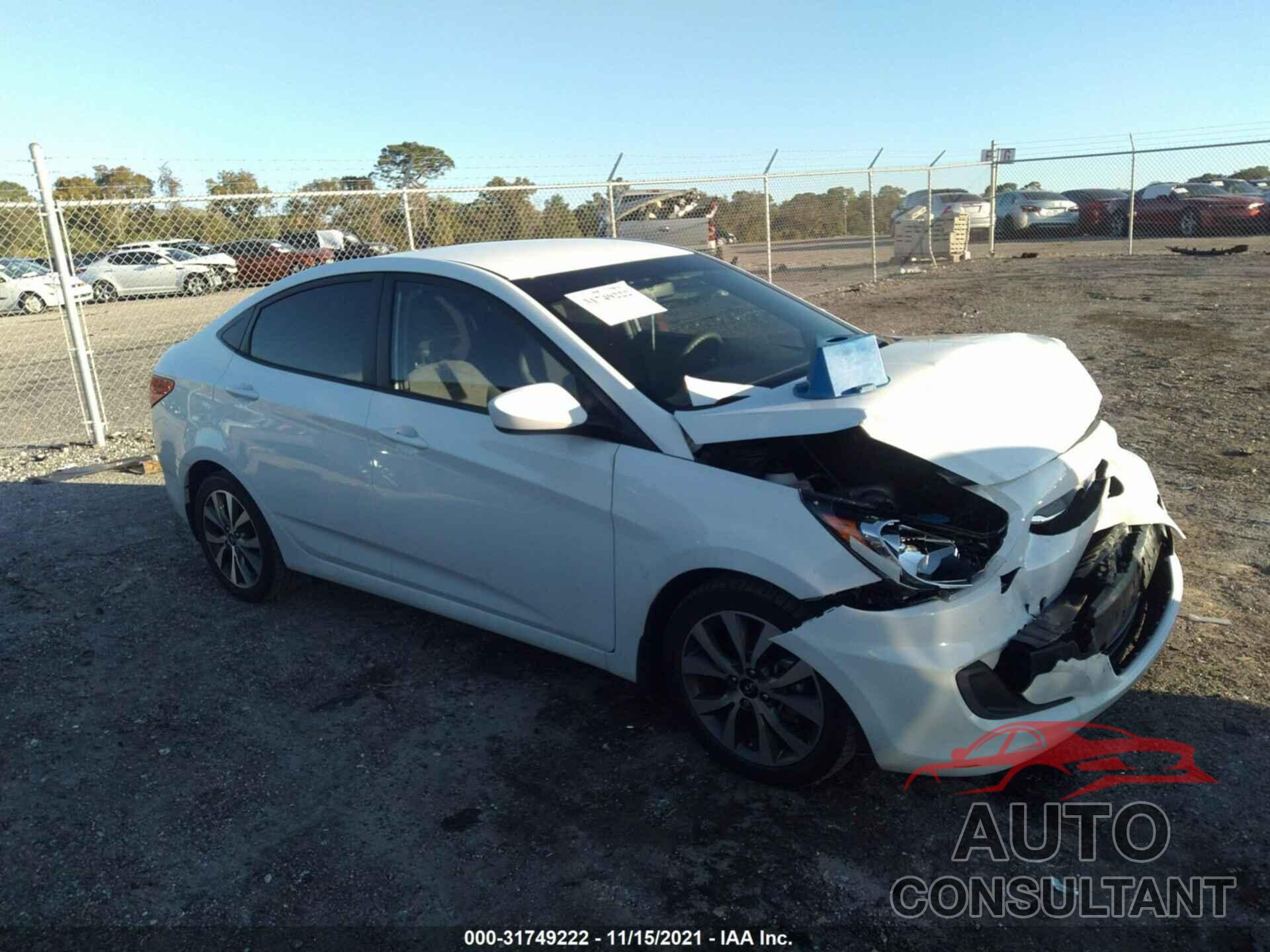 HYUNDAI ACCENT 2017 - KMHCT4AE0HU325284