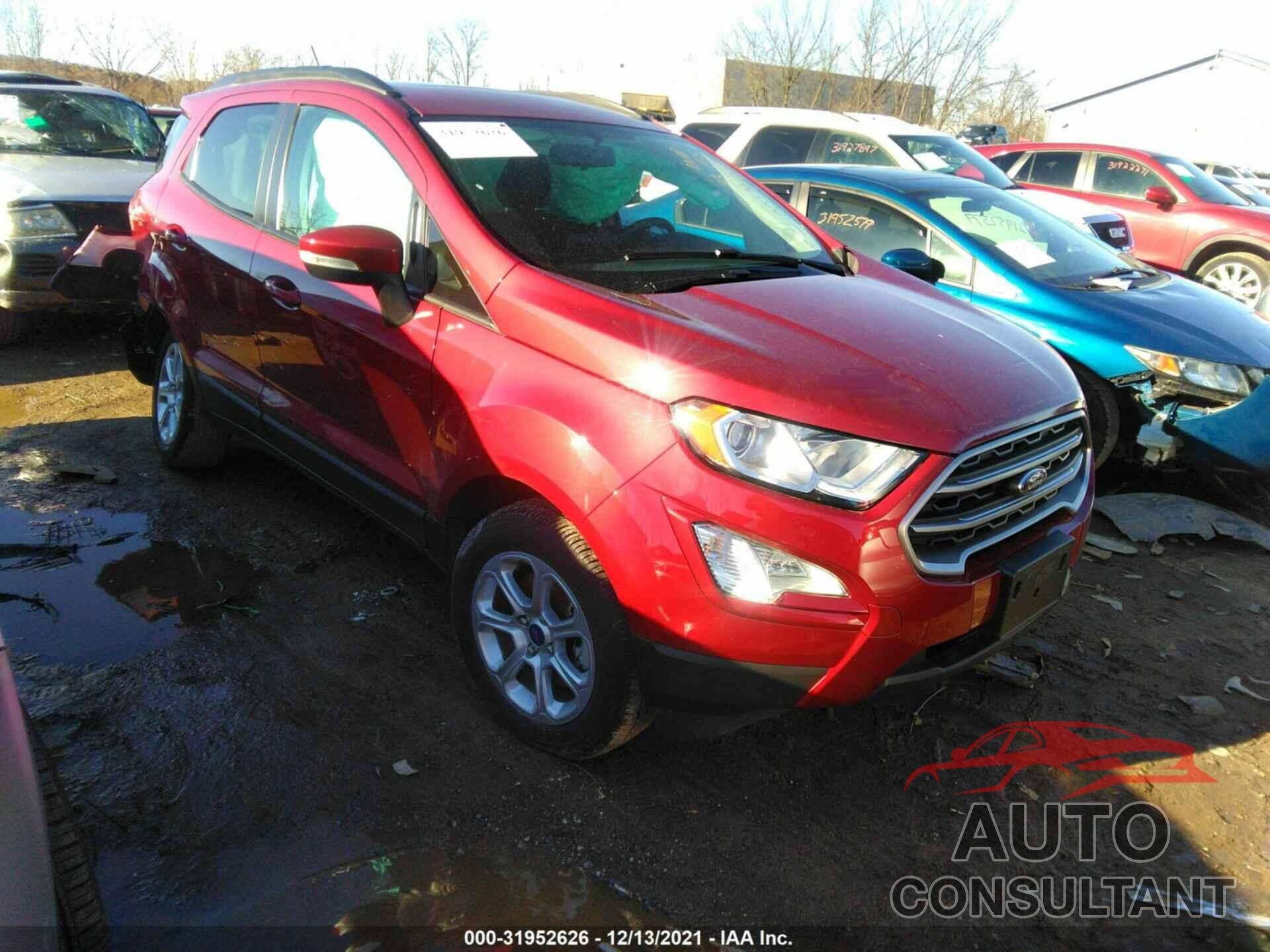 FORD ECOSPORT 2019 - MAJ6S3GLXKC301808