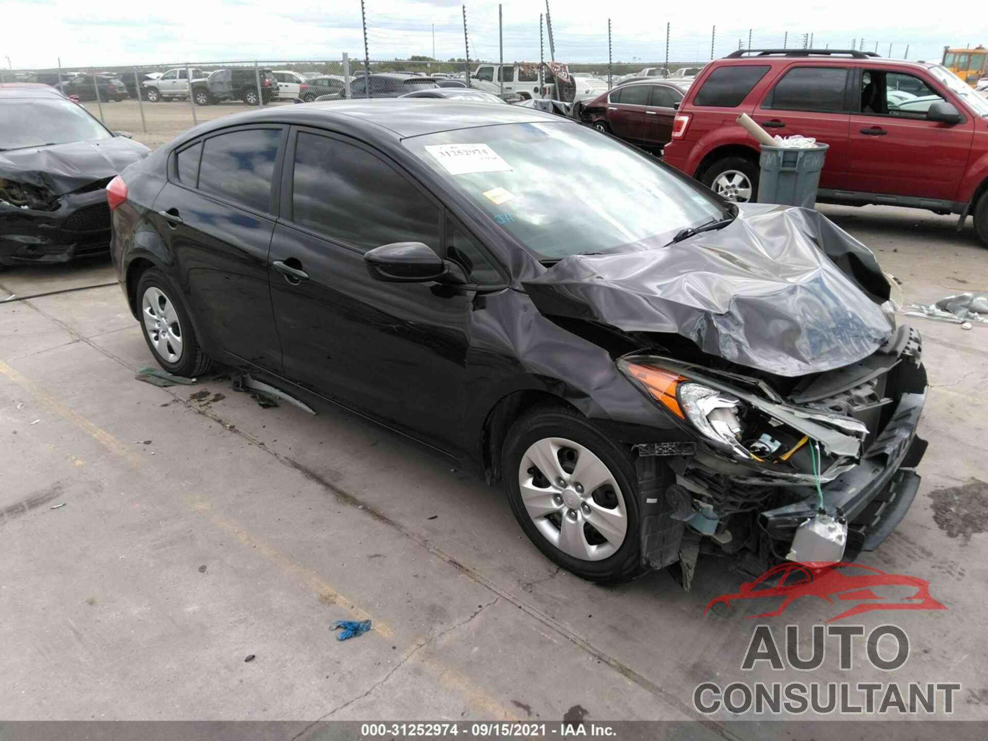 KIA FORTE 2016 - KNAFK4A68G5458913
