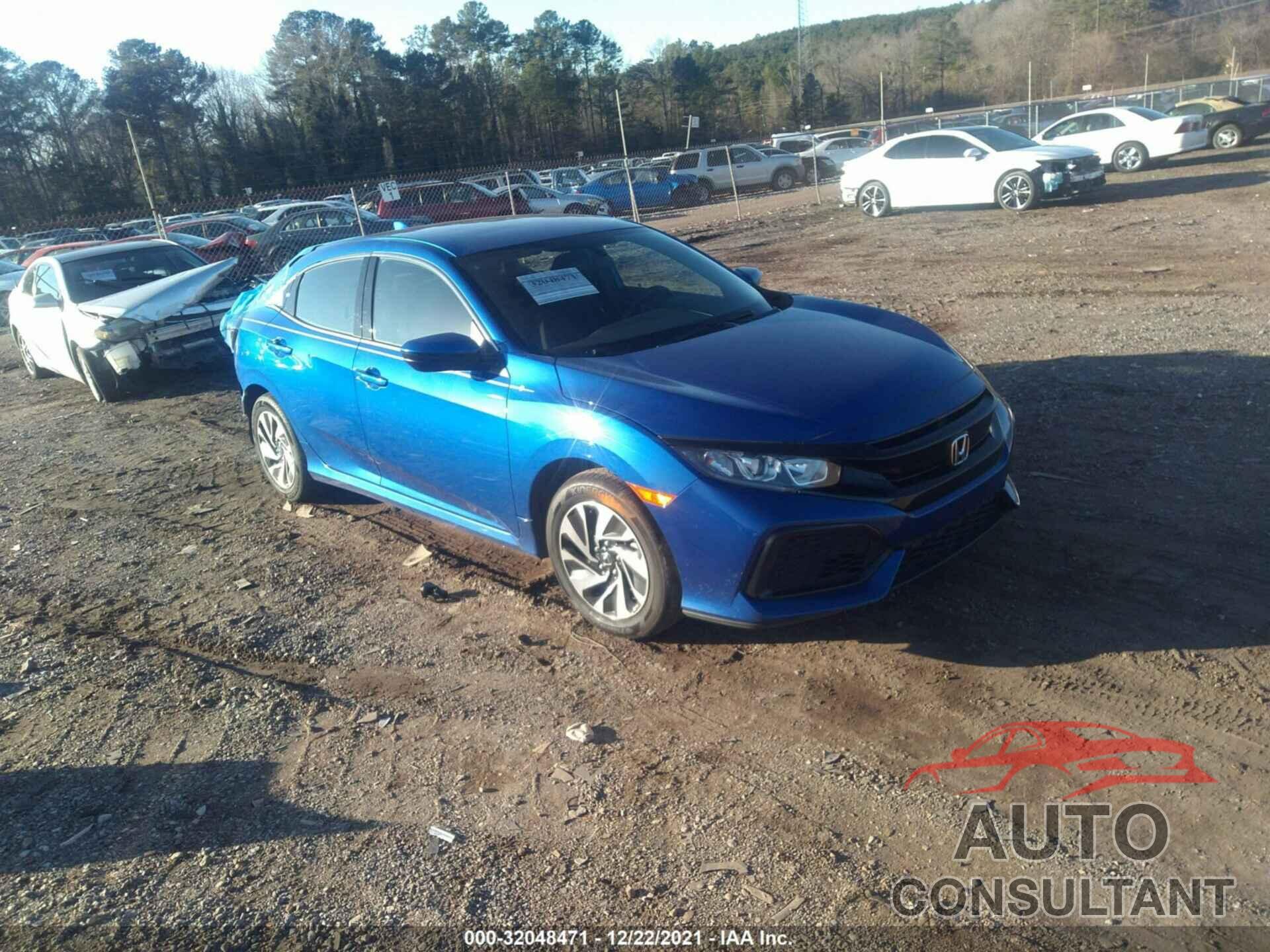 HONDA CIVIC HATCHBACK 2017 - SHHFK7H27HU209248