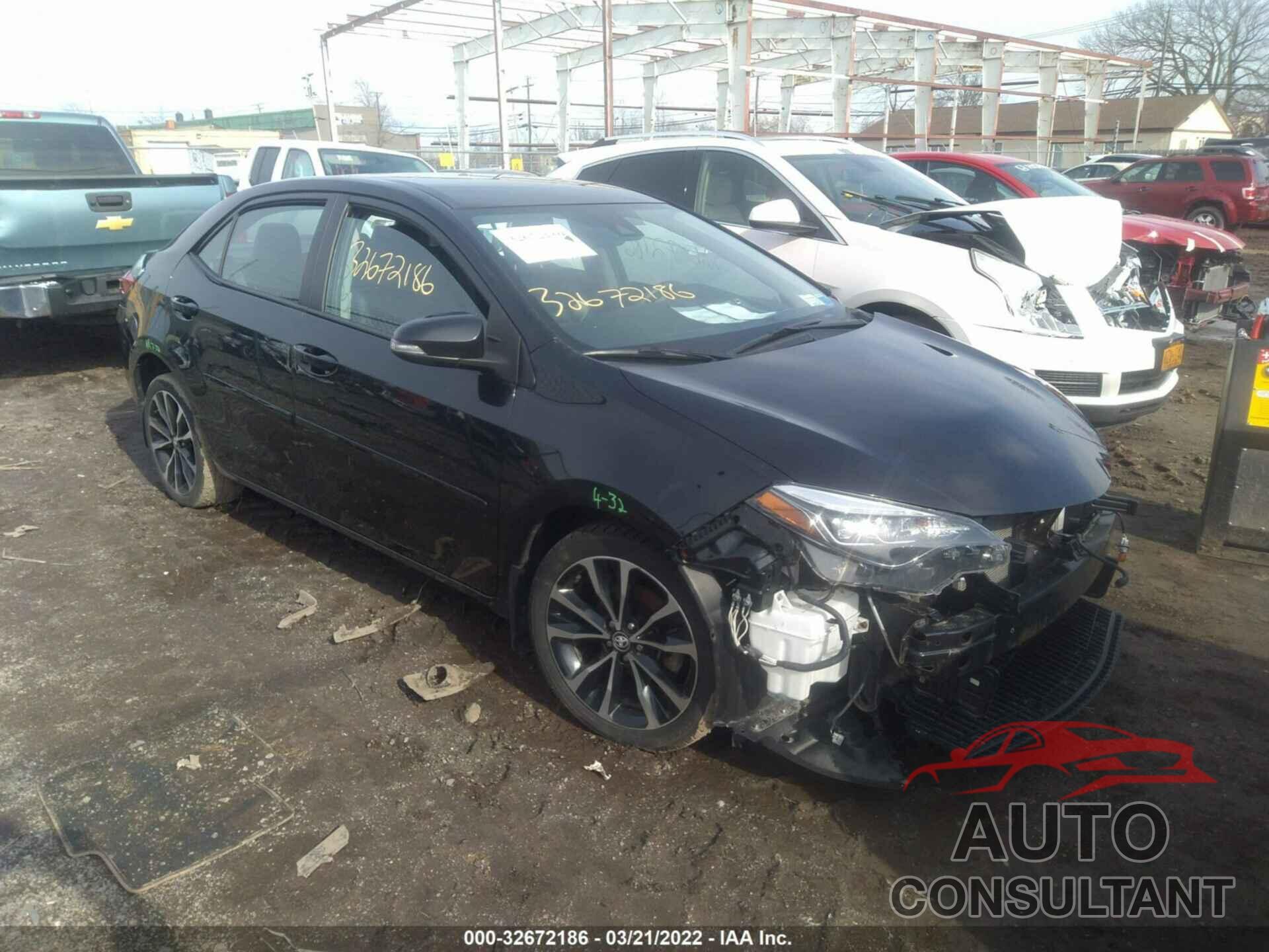 TOYOTA COROLLA 2017 - 2T1BURHE2HC910140