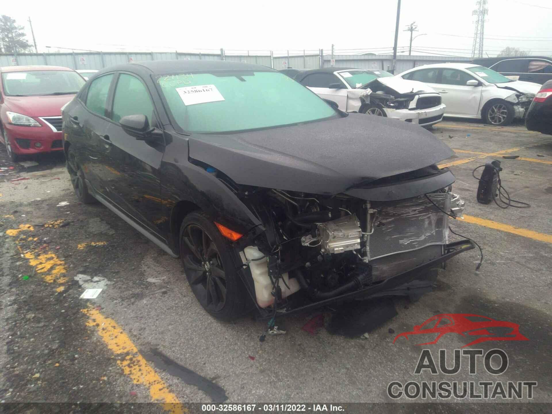 HONDA CIVIC HATCHBACK 2018 - SHHFK7H47JU239387