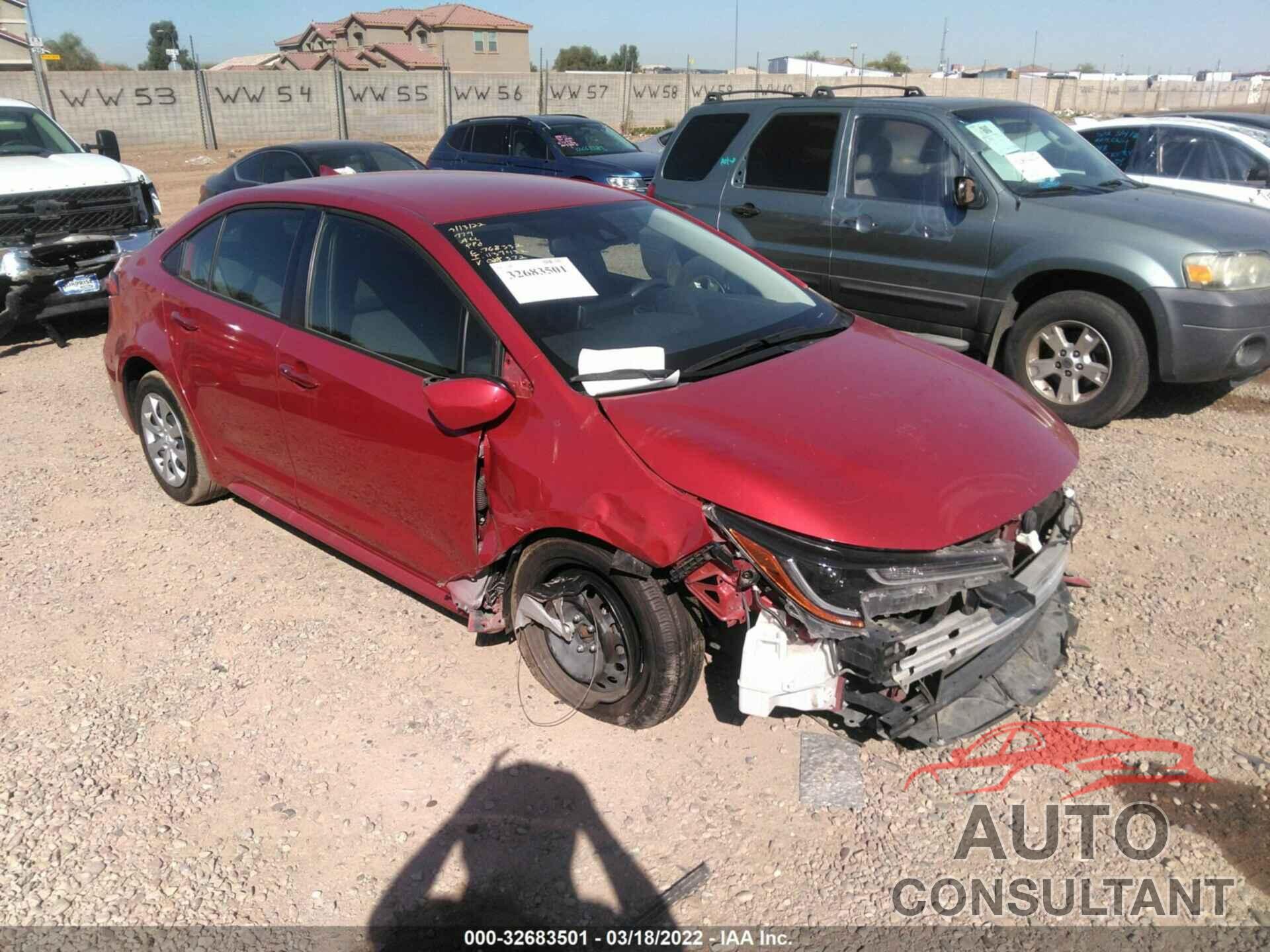 TOYOTA COROLLA 2020 - JTDEPRAE4LJ088372