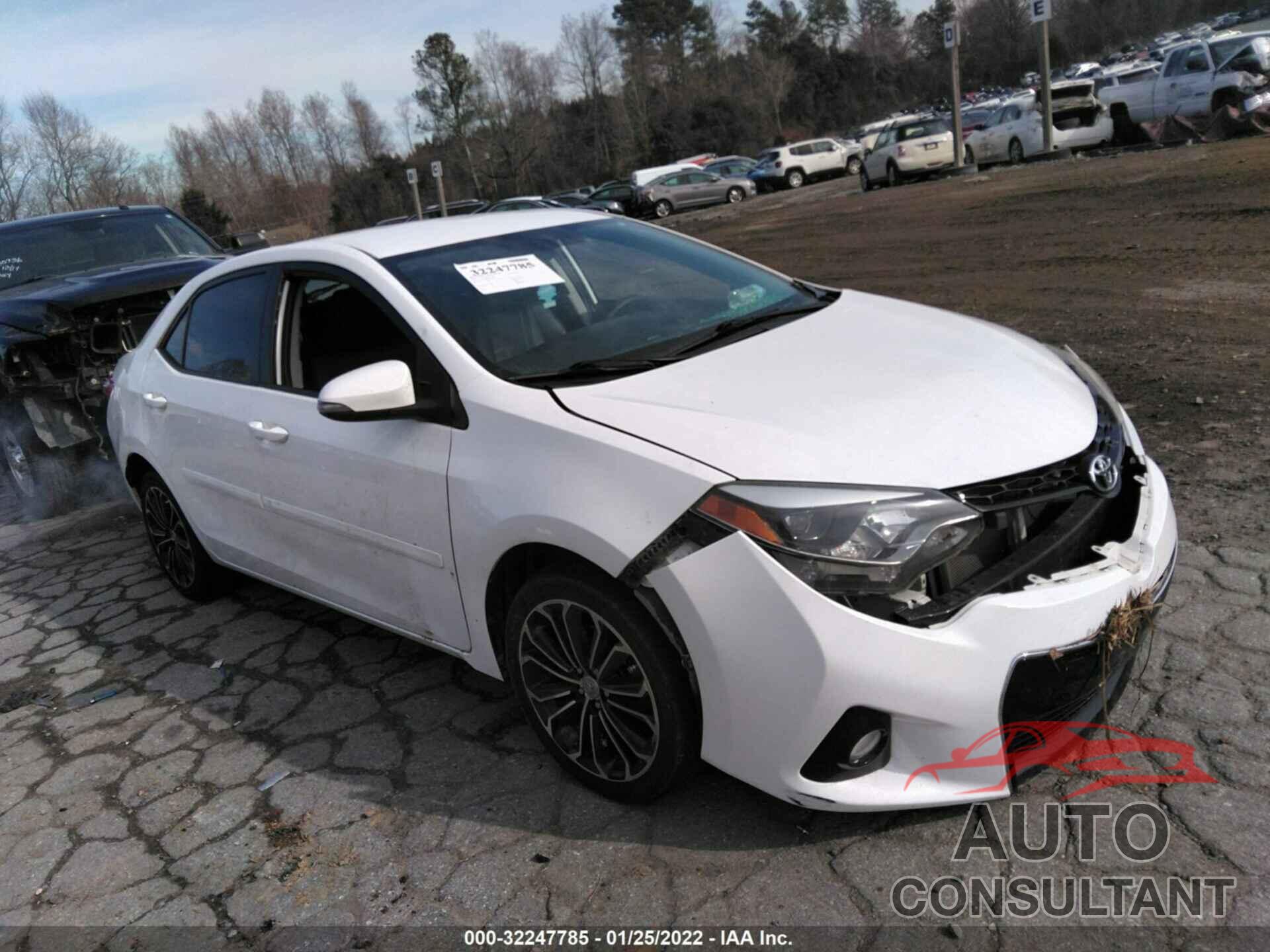 TOYOTA COROLLA 2016 - 2T1BURHE5GC552241