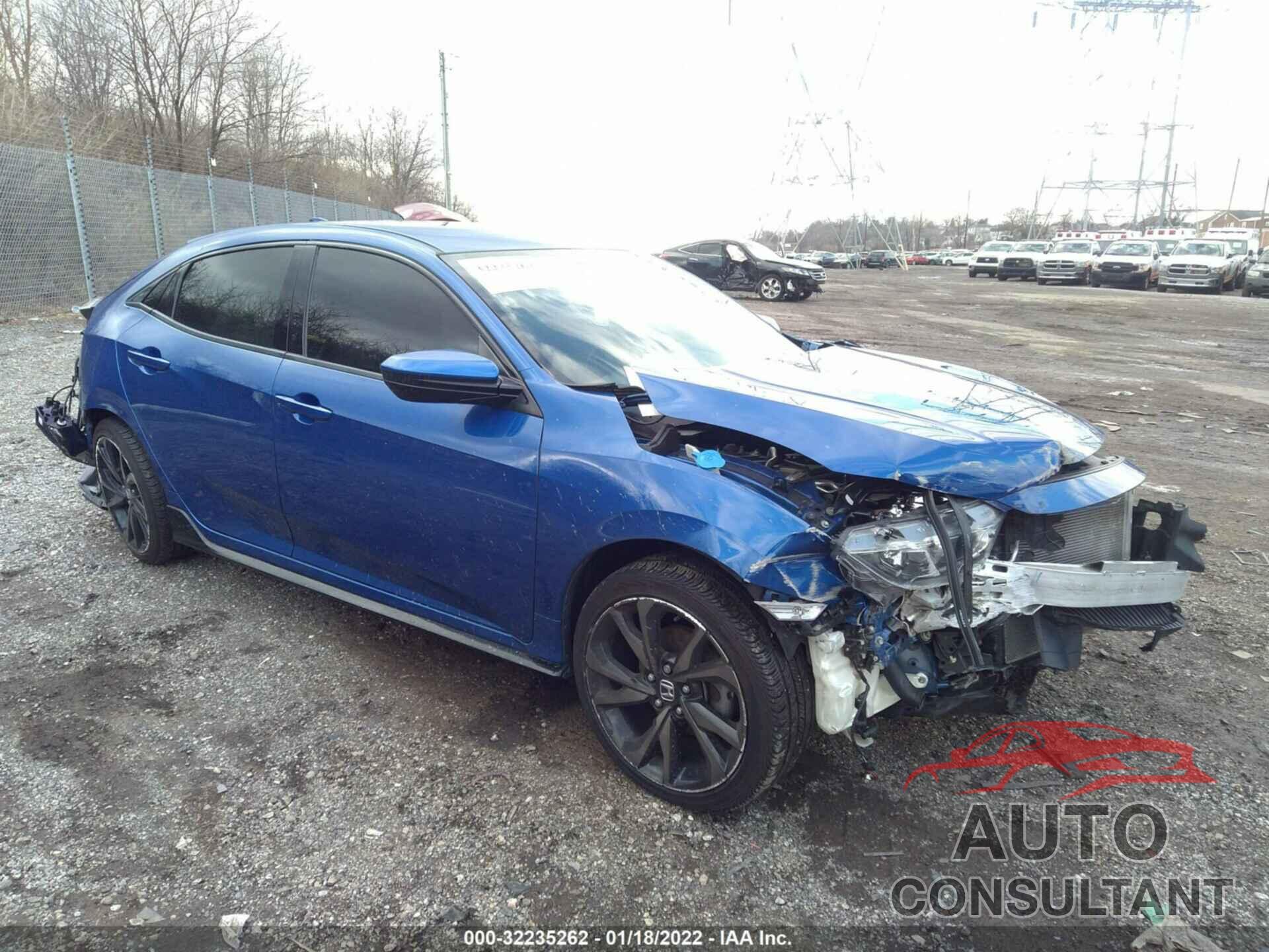 HONDA CIVIC HATCHBACK 2017 - SHHFK7G48HU230998