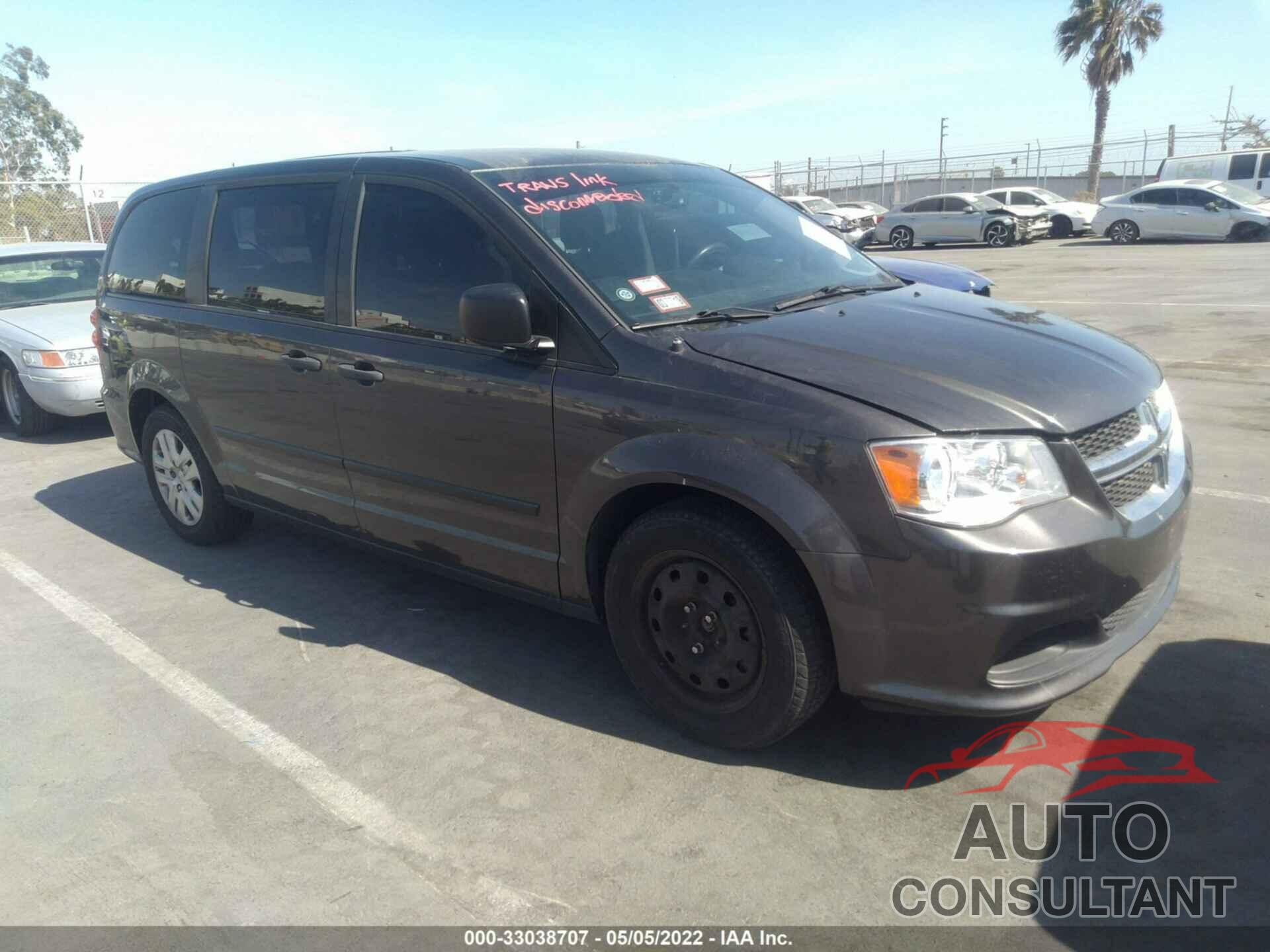 DODGE GRAND CARAVAN 2016 - 2C4RDGBG6GR237154