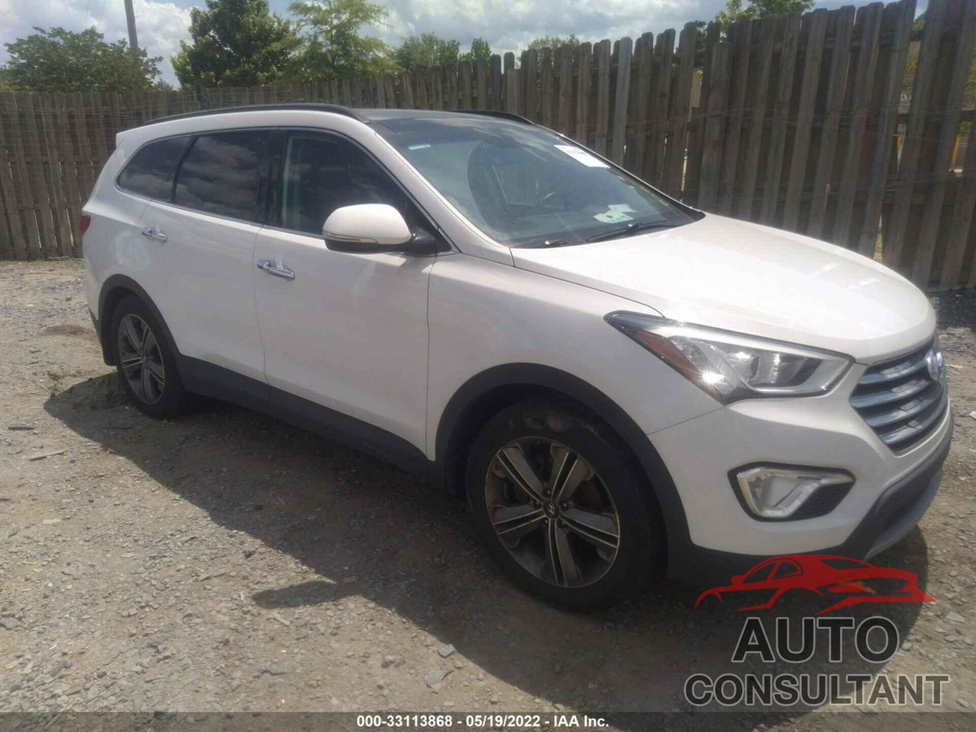 HYUNDAI SANTA FE 2016 - KM8SR4HF8GU134624