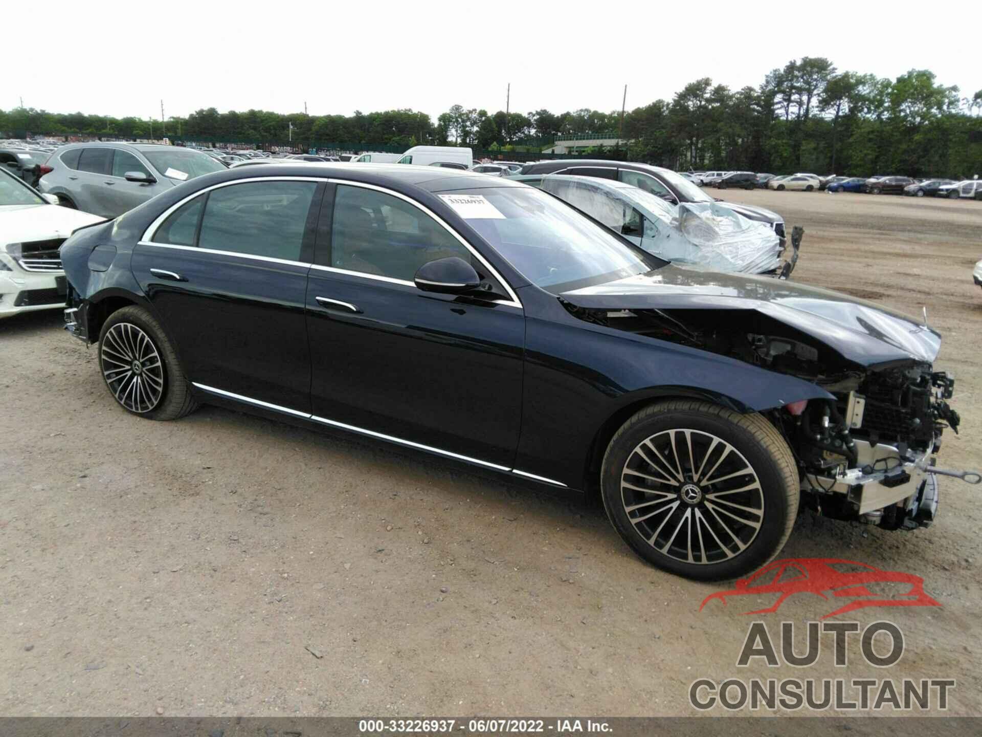 MERCEDES-BENZ S-CLASS 2022 - W1K6G6DB0NA122384