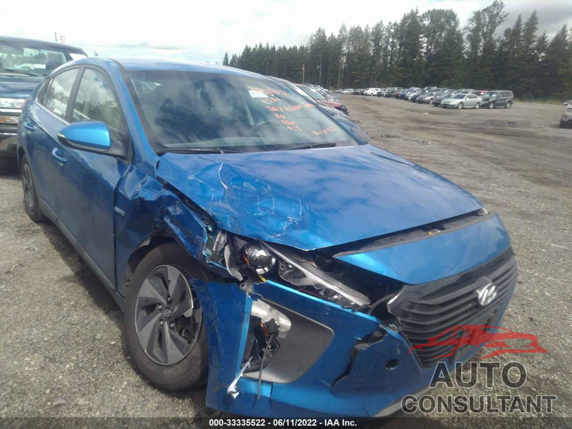 HYUNDAI IONIQ HYBRID 2017 - KMHC75LC0HU017909