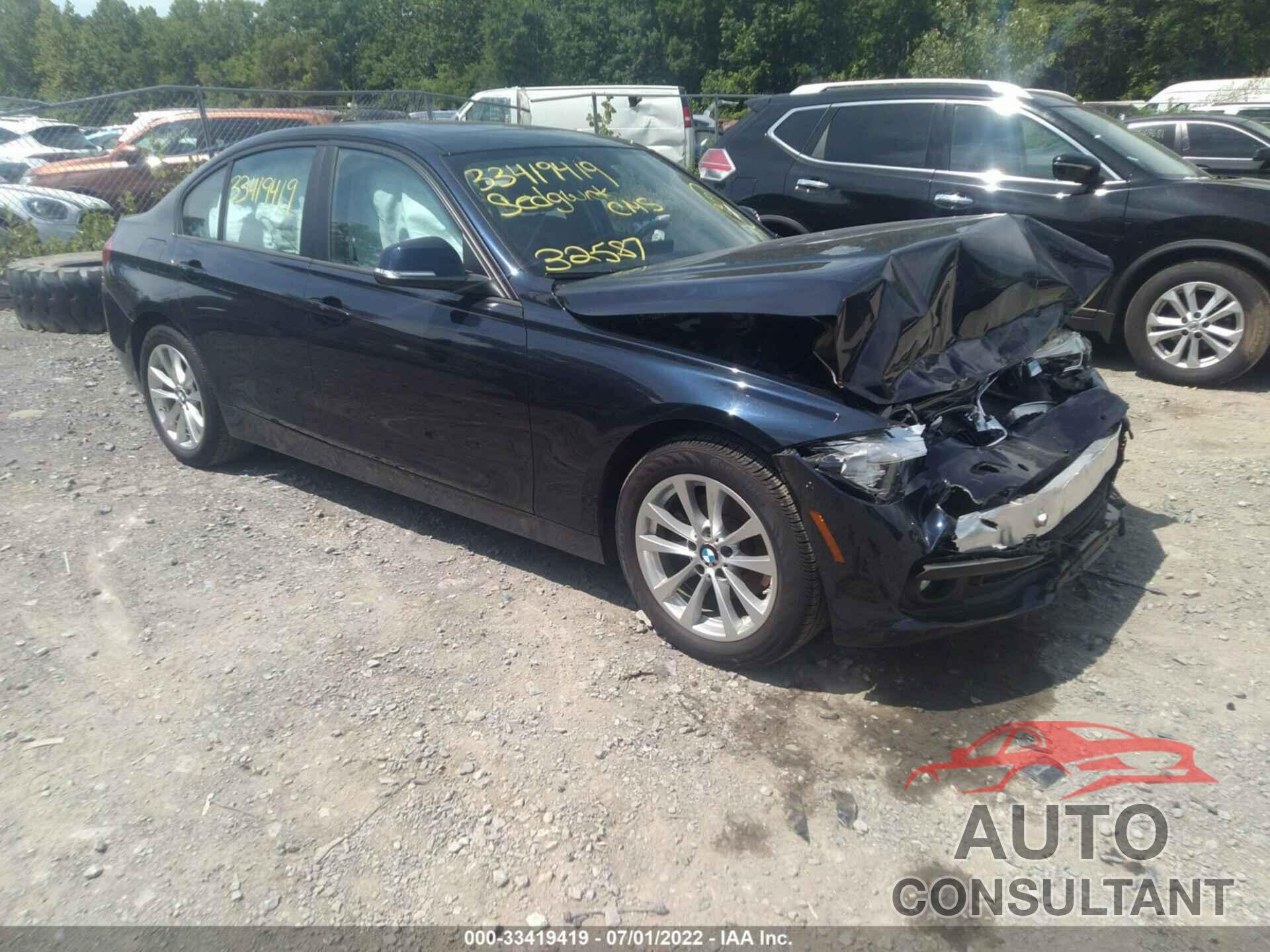 BMW 3 SERIES 2016 - WBA8E5G58GNT41191