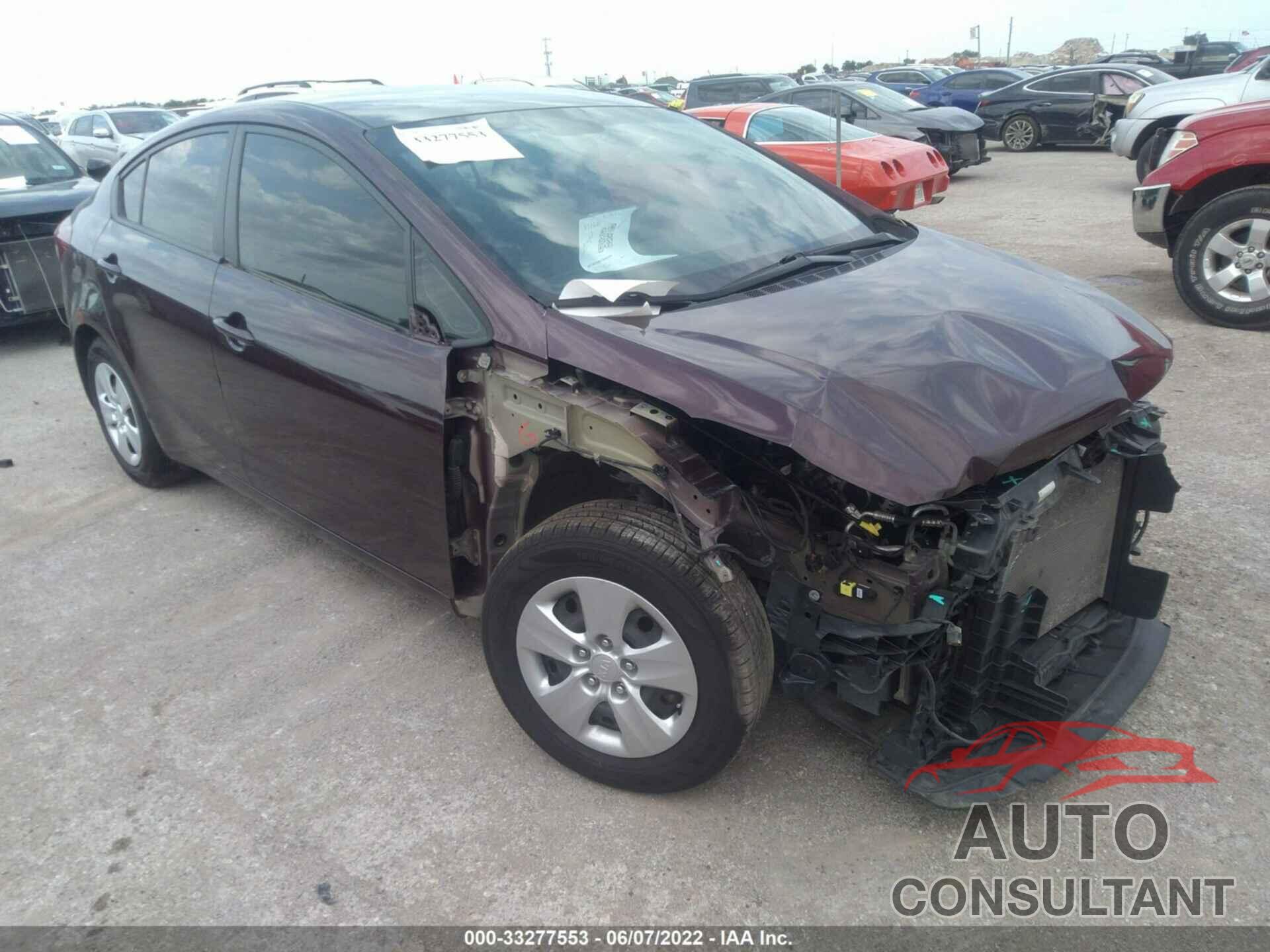 KIA FORTE 2017 - 3KPFK4A70HE103154