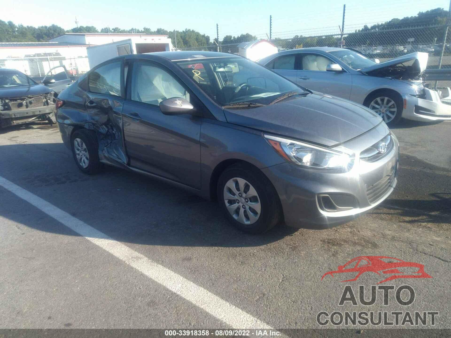 HYUNDAI ACCENT 2017 - KMHCT4AEXHU237892