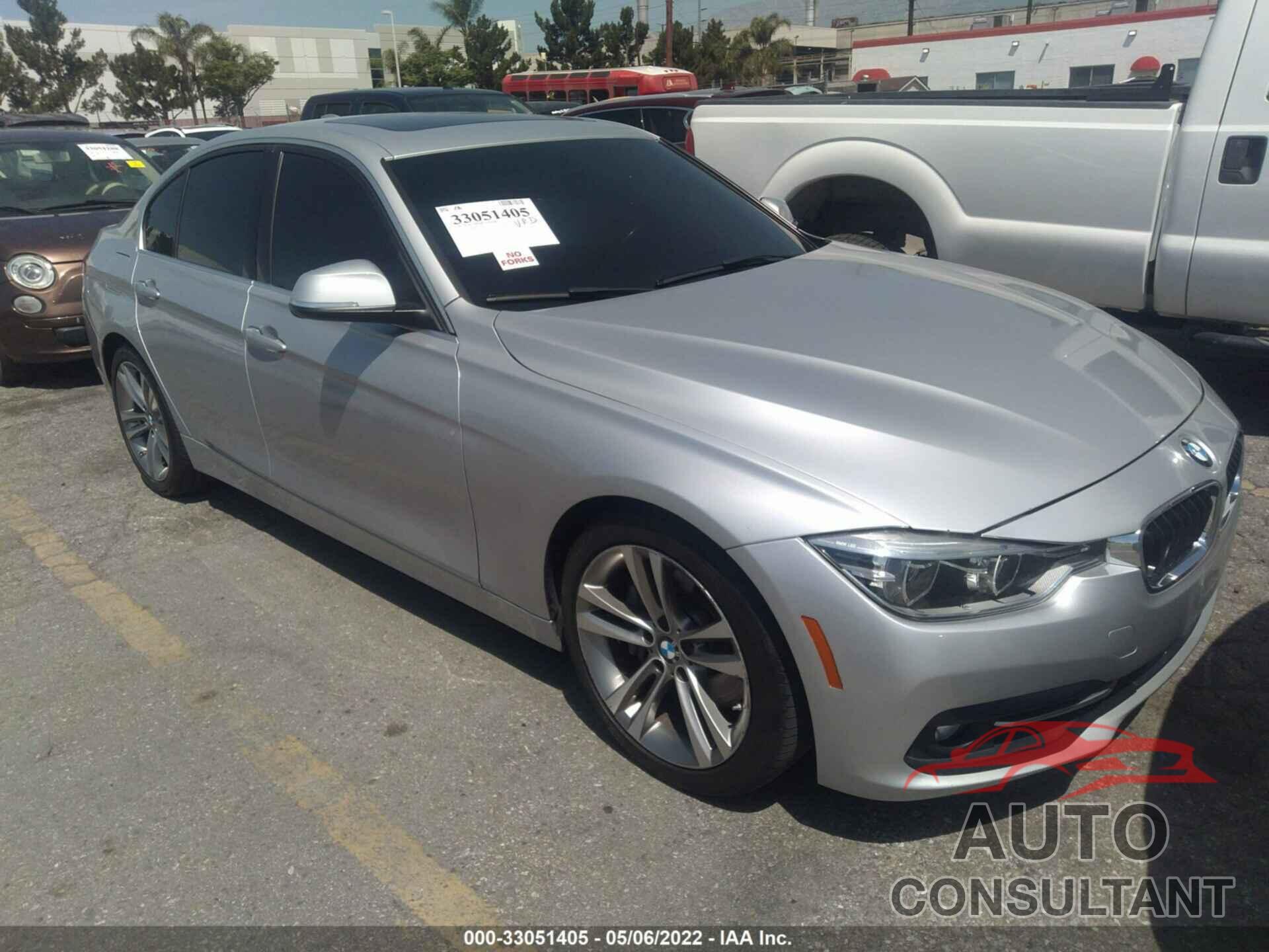 BMW 3 SERIES 2018 - WBA8B3G56JNU36711