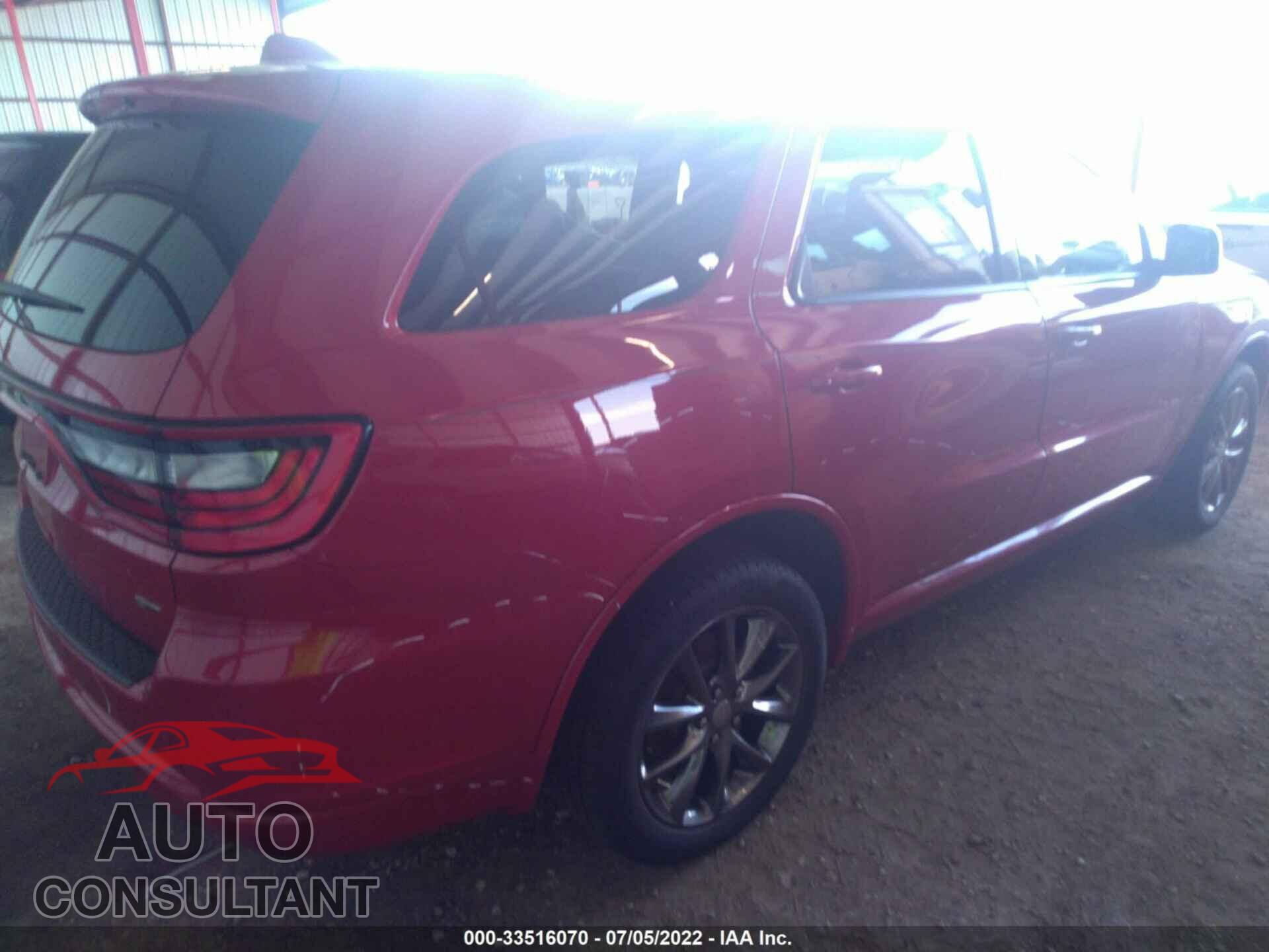 DODGE DURANGO 2017 - 1C4RDJDGXHC725110