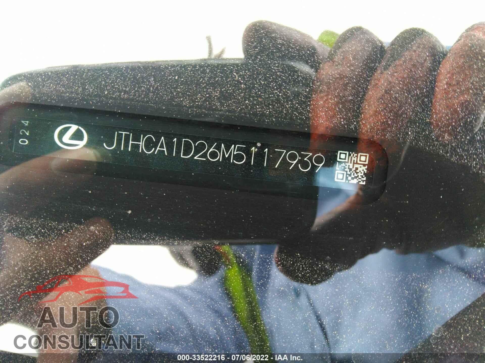 LEXUS IS 2021 - JTHCA1D26M5117939