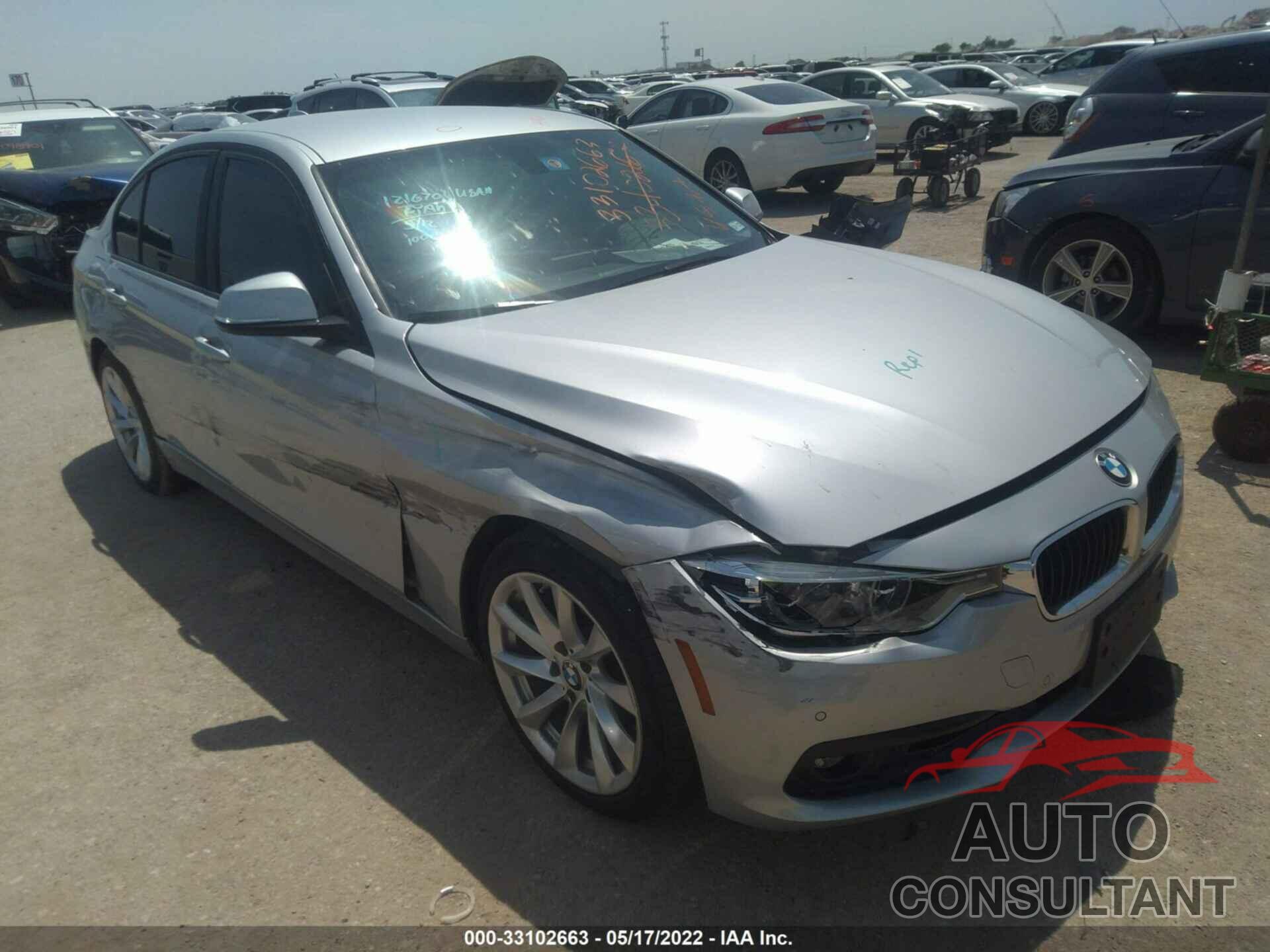 BMW 3 SERIES 2018 - WBA8E1G56JNU90733